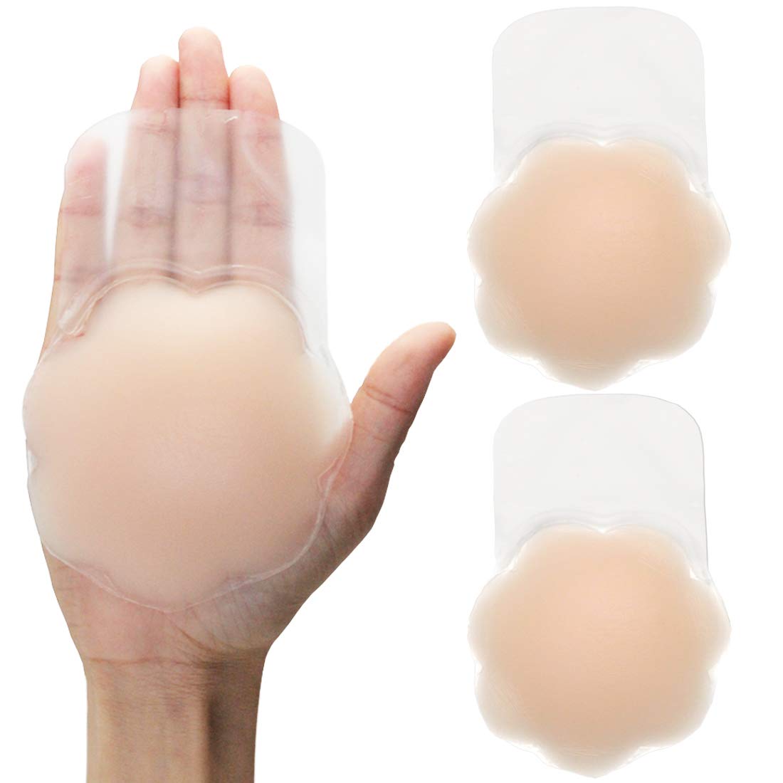 JOEEOS Reusable Silicone Nipple Covers Breast Tape