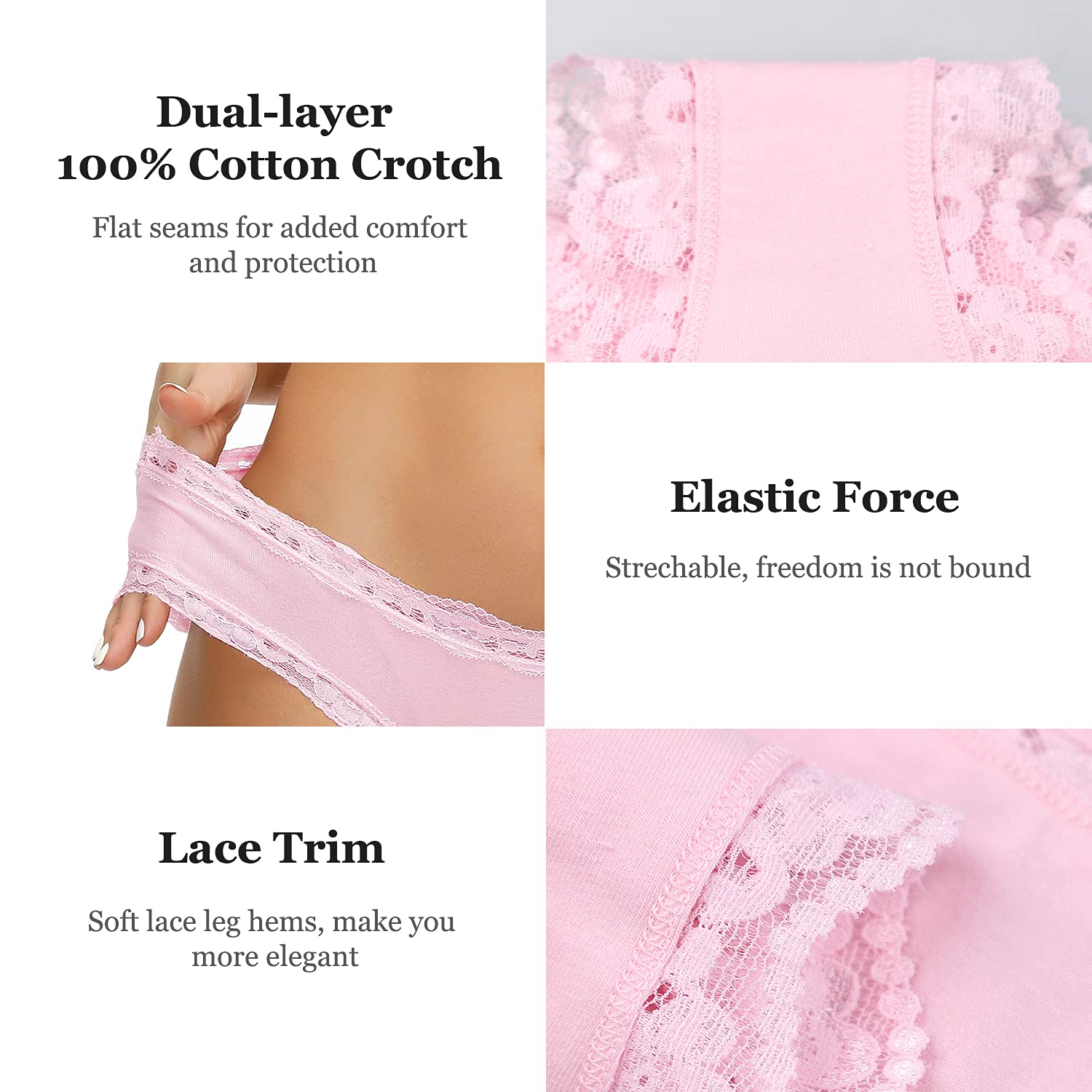LYYTHAVON Women's Cotton Brief 5-Pack — image 5