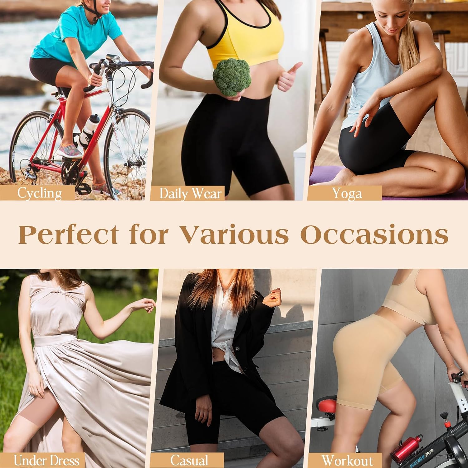 Reamphy Anti Chafing Slip Shorts 3 Pack — image 5