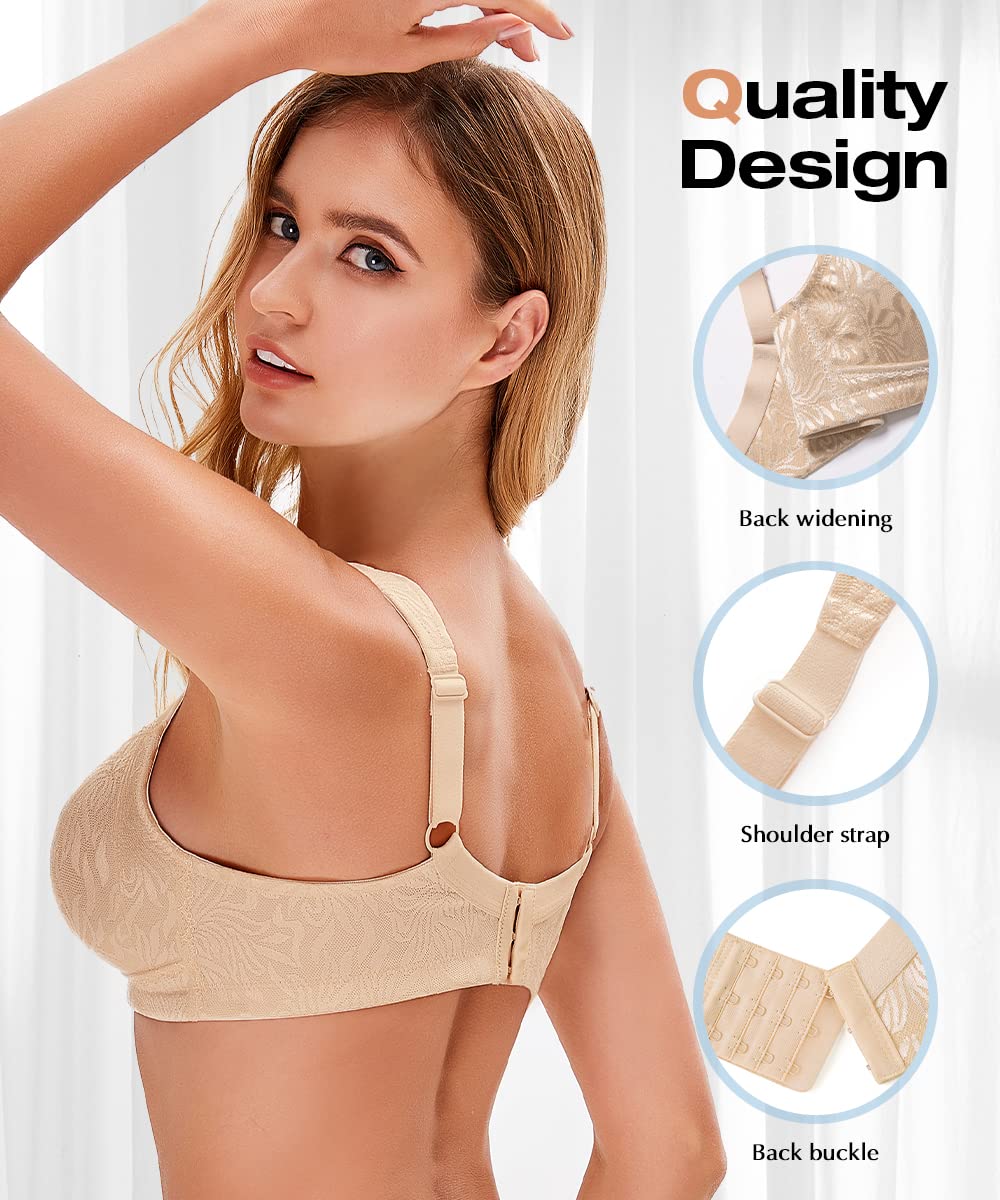 Wingslove Wireless Minimizer Bra for Plus Size Women — image 3