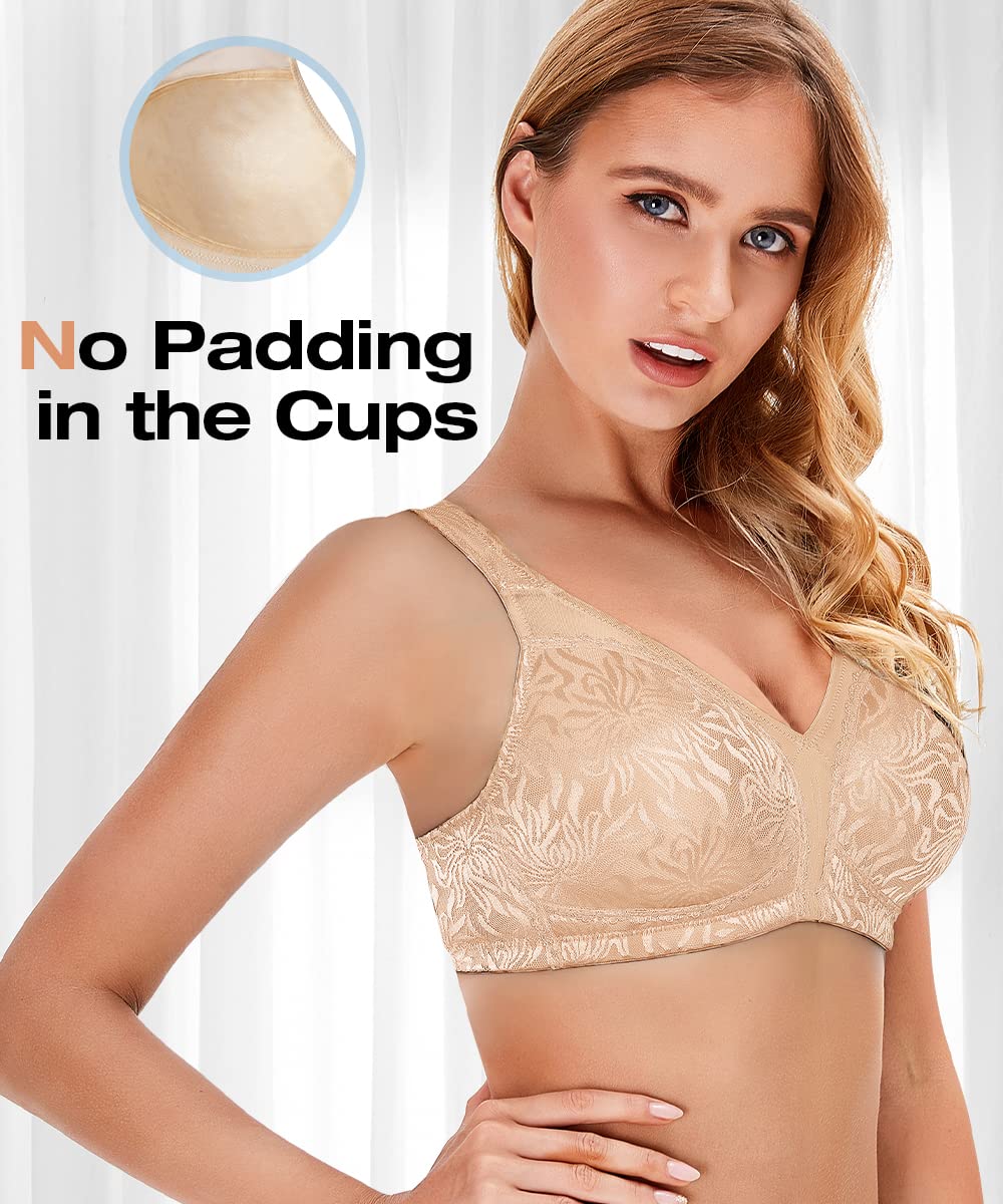 Wingslove Wireless Minimizer Bra for Plus Size Women — image 6