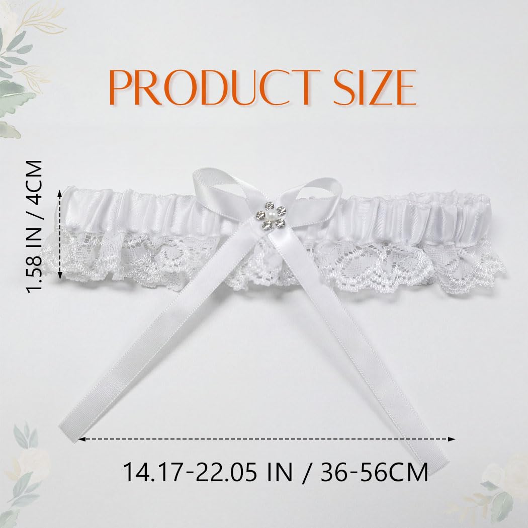 EVAZEN Bridal Lace Wedding Garter for Women — image 4