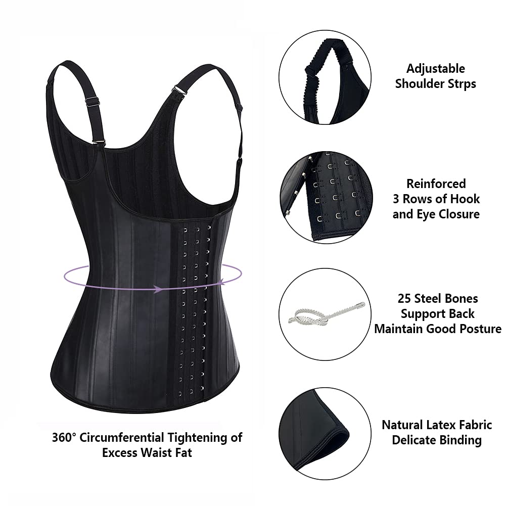 LARTIGUE Latex Waist Trainer for Women — image 2