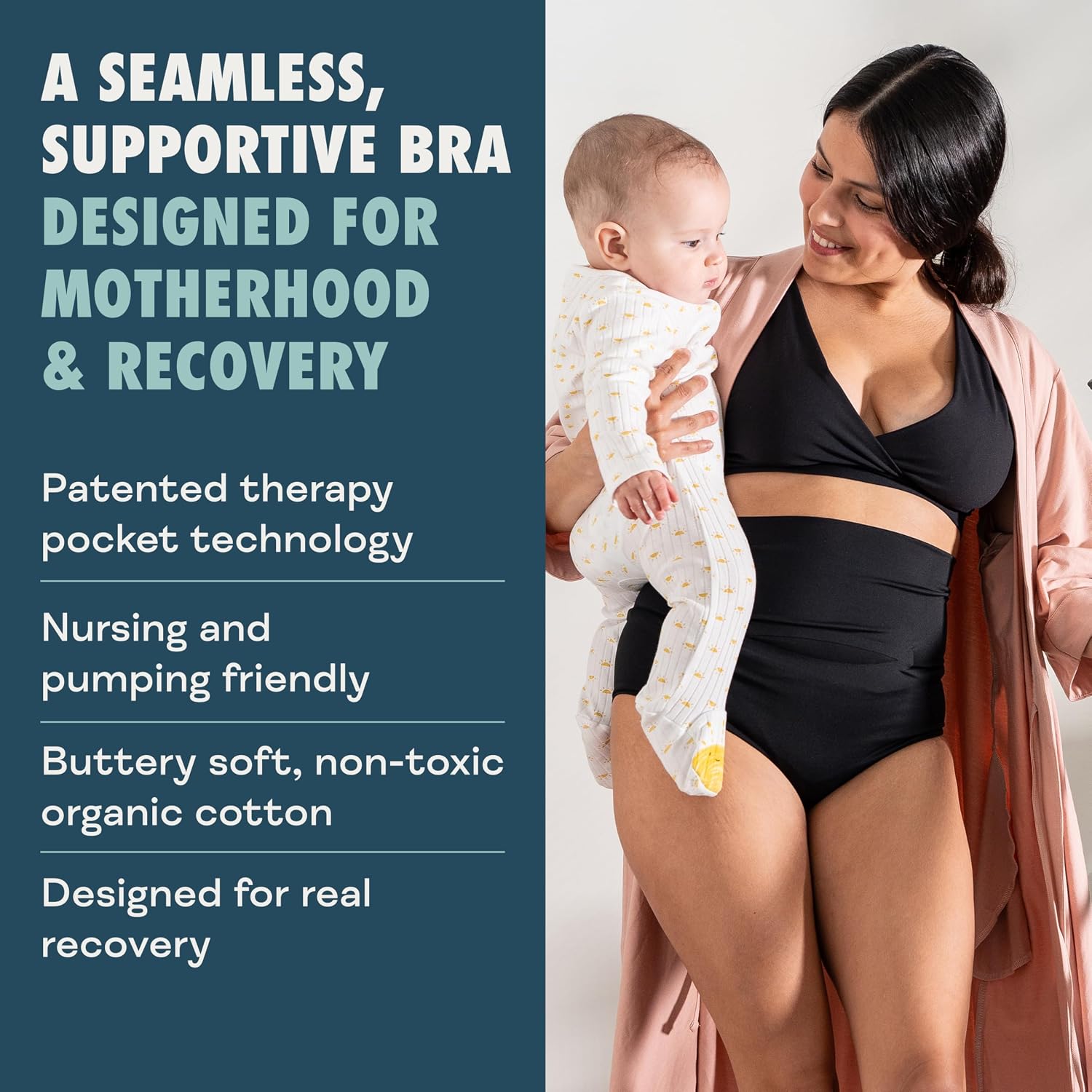Nyssa FourthWear Nursing Bralette with Therapy Pockets — image 2
