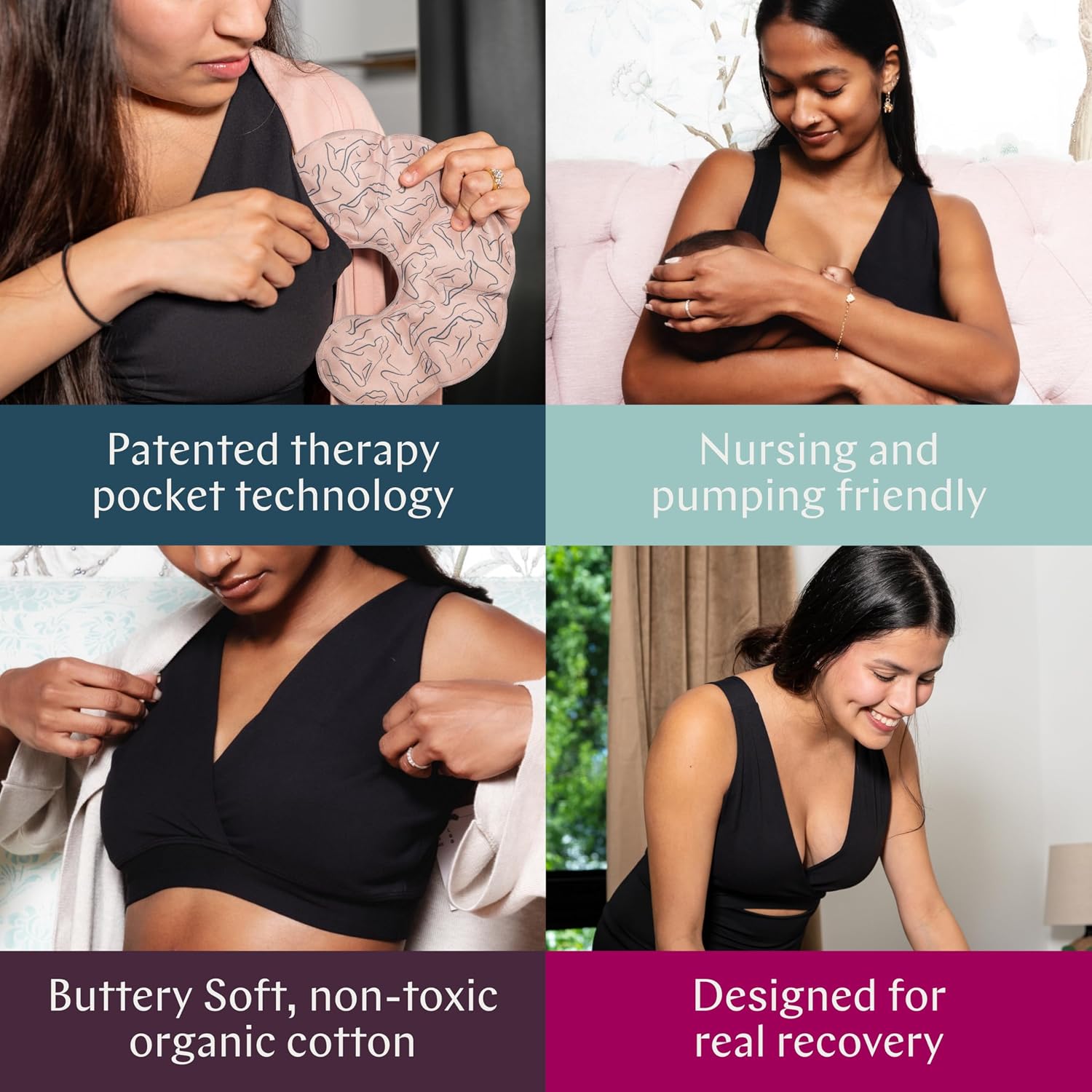 Nyssa FourthWear Nursing Bralette with Therapy Pockets — image 4