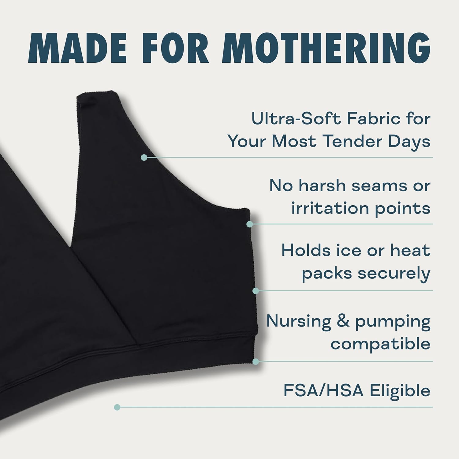 Nyssa FourthWear Nursing Bralette with Therapy Pockets — image 5