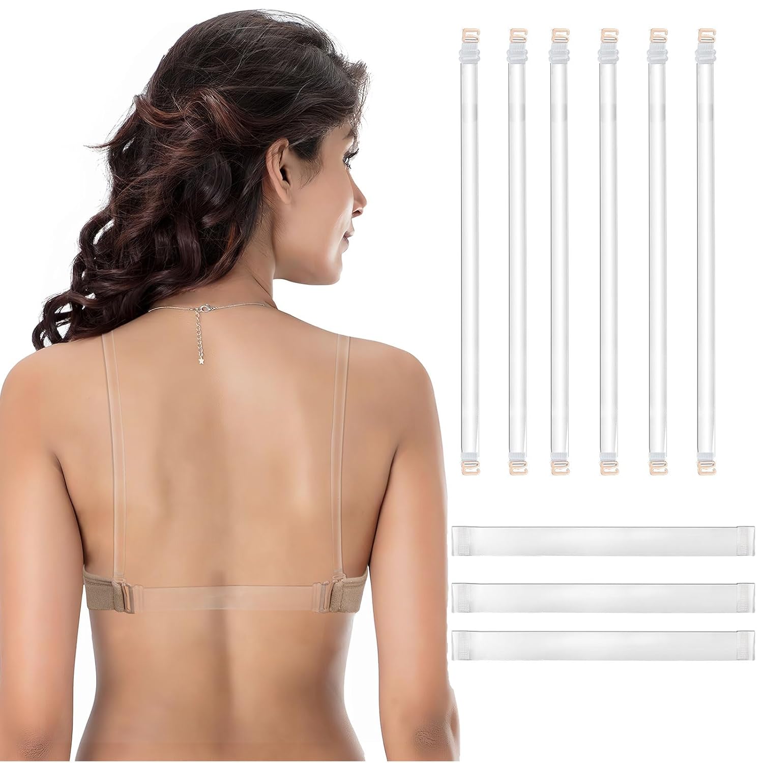 iMucci Clear Bra Straps for Women