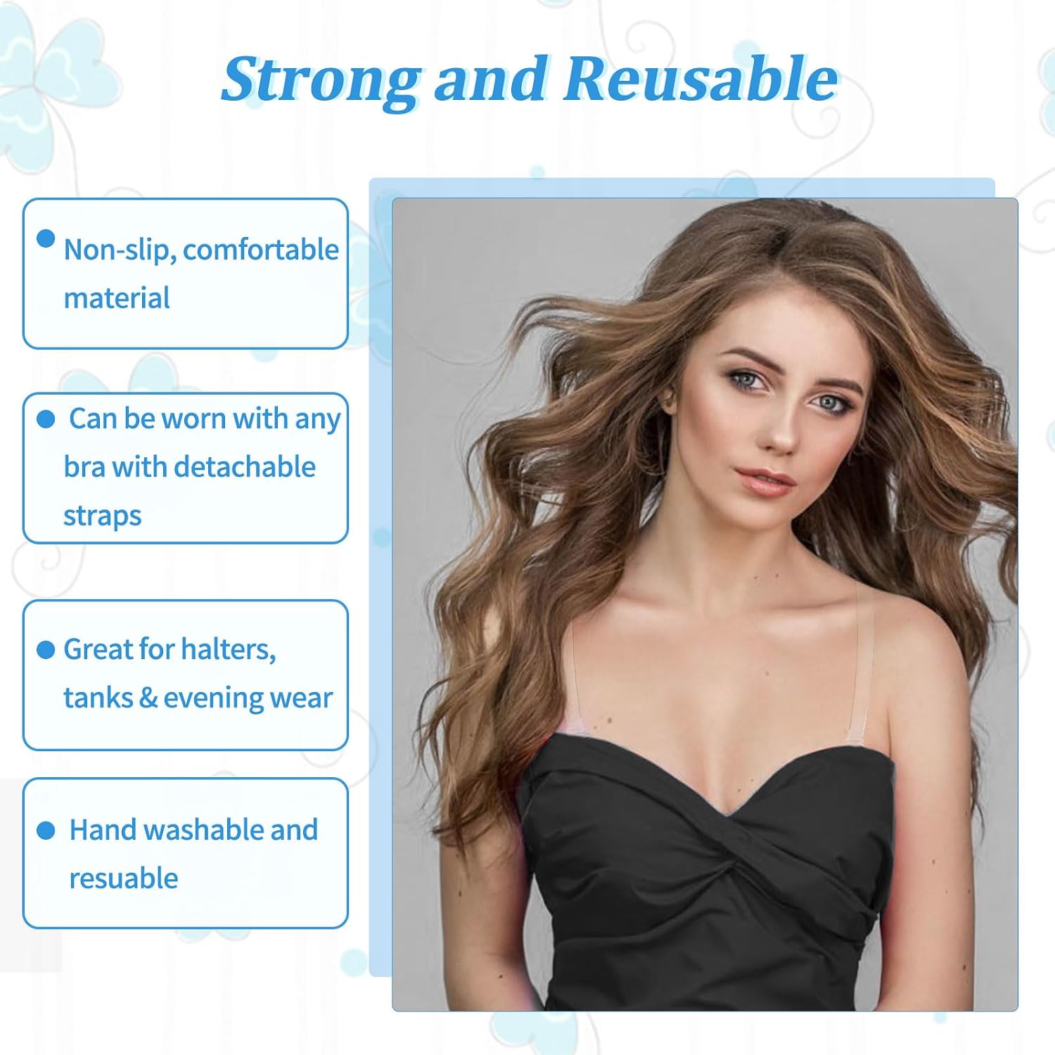 iMucci Clear Bra Straps for Women — image 5
