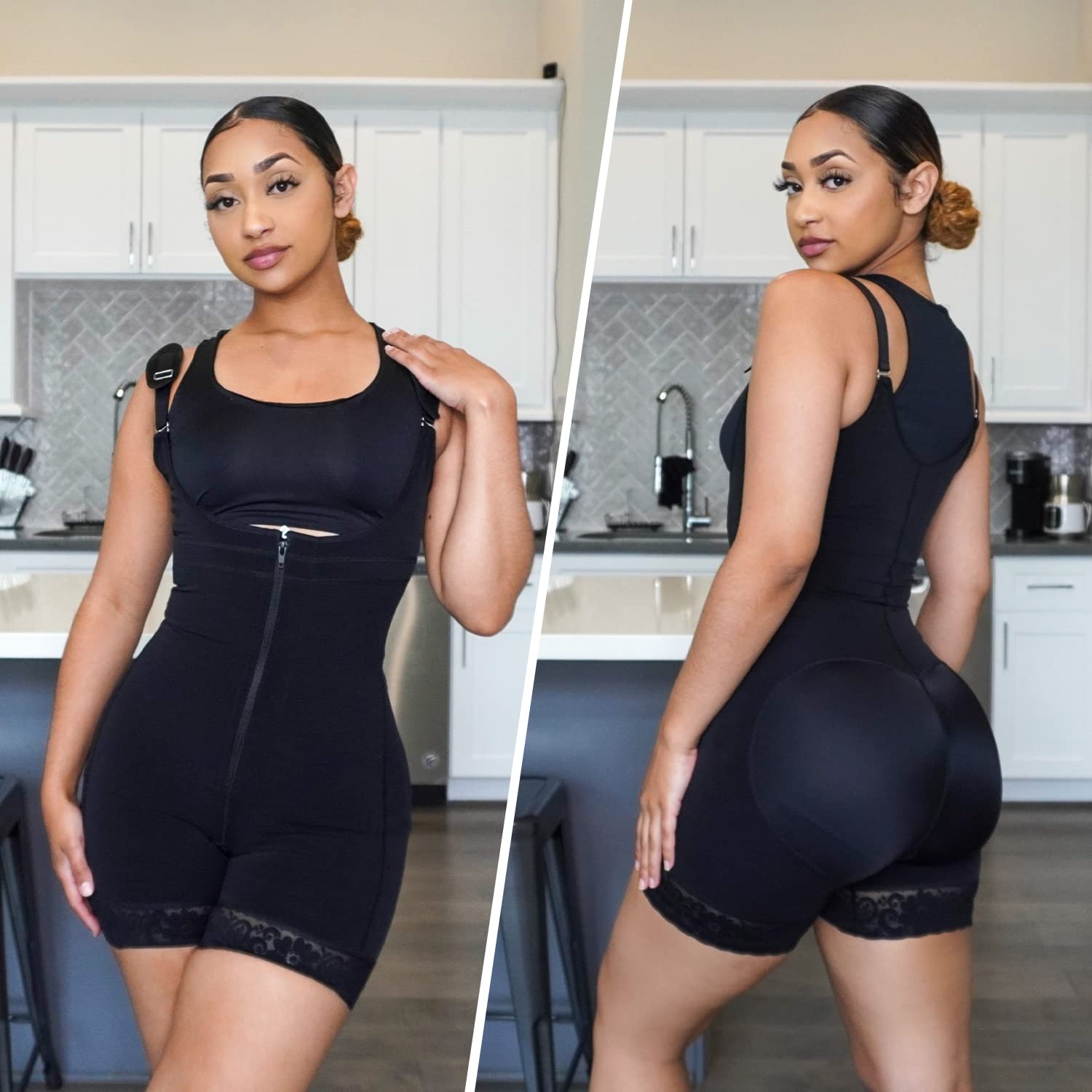 YIANNA Postpartum Tummy Control Shapewear Bodysuit — image 5