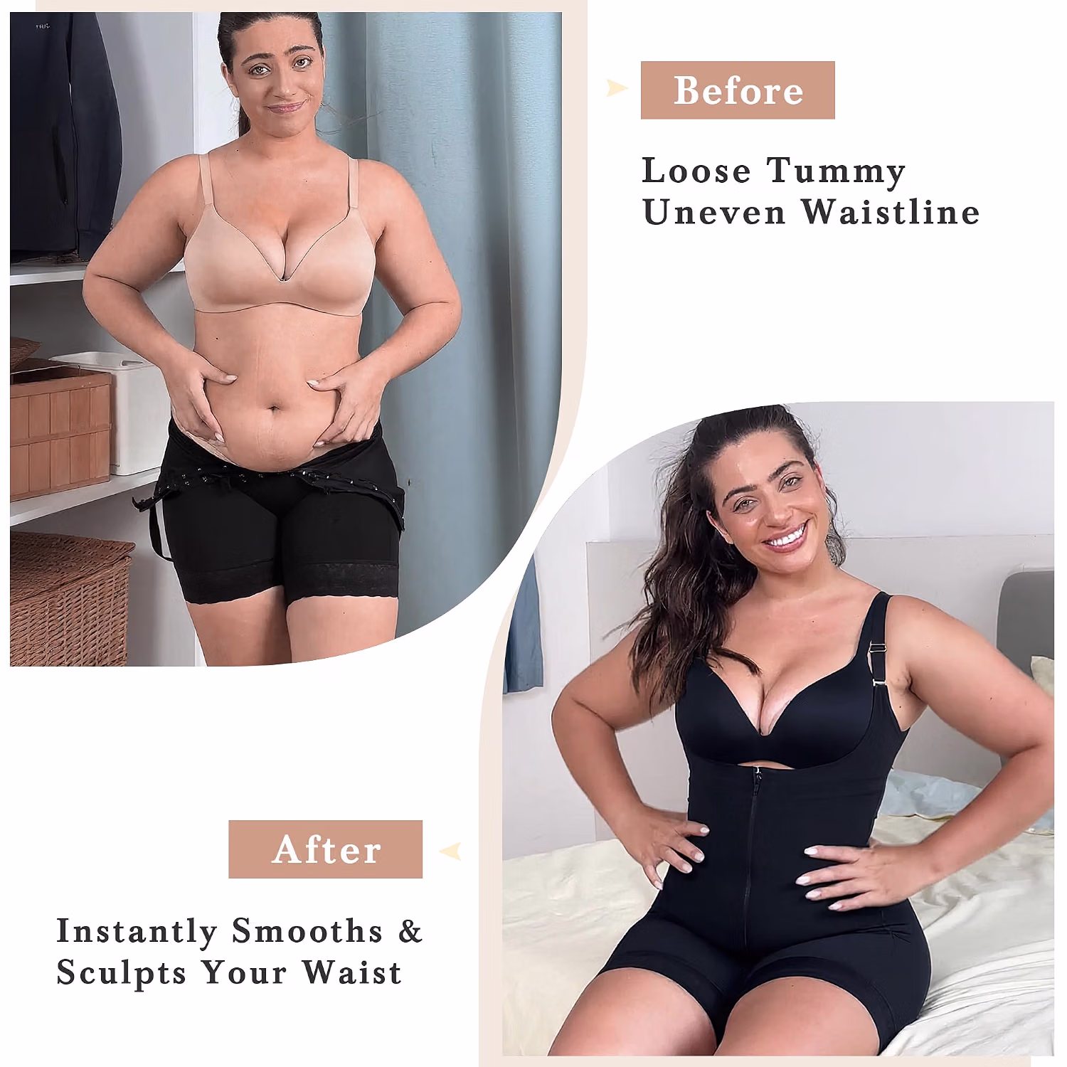 YIANNA Tummy Control Body Shaper Shapewear — image 7