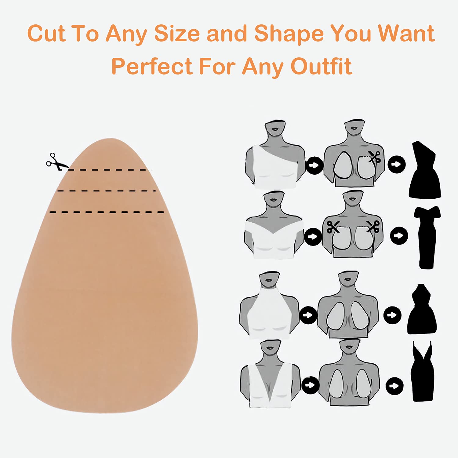 MILUMILUU Invisible Breast Lift Tape for A-E Cup — image 4