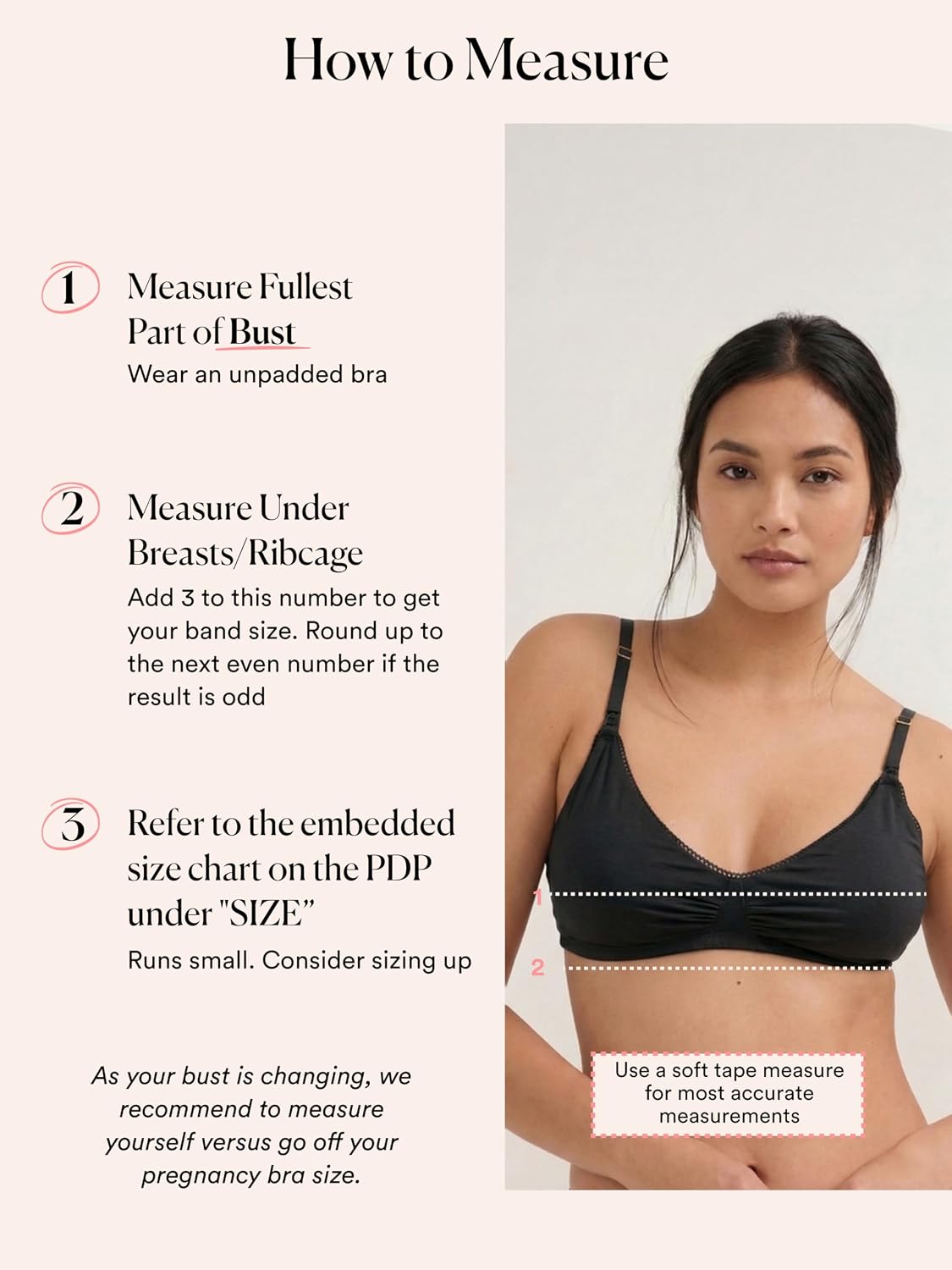 HATCH Everyday Nursing Bra – Wireless Clip-Down Cotton — image 4