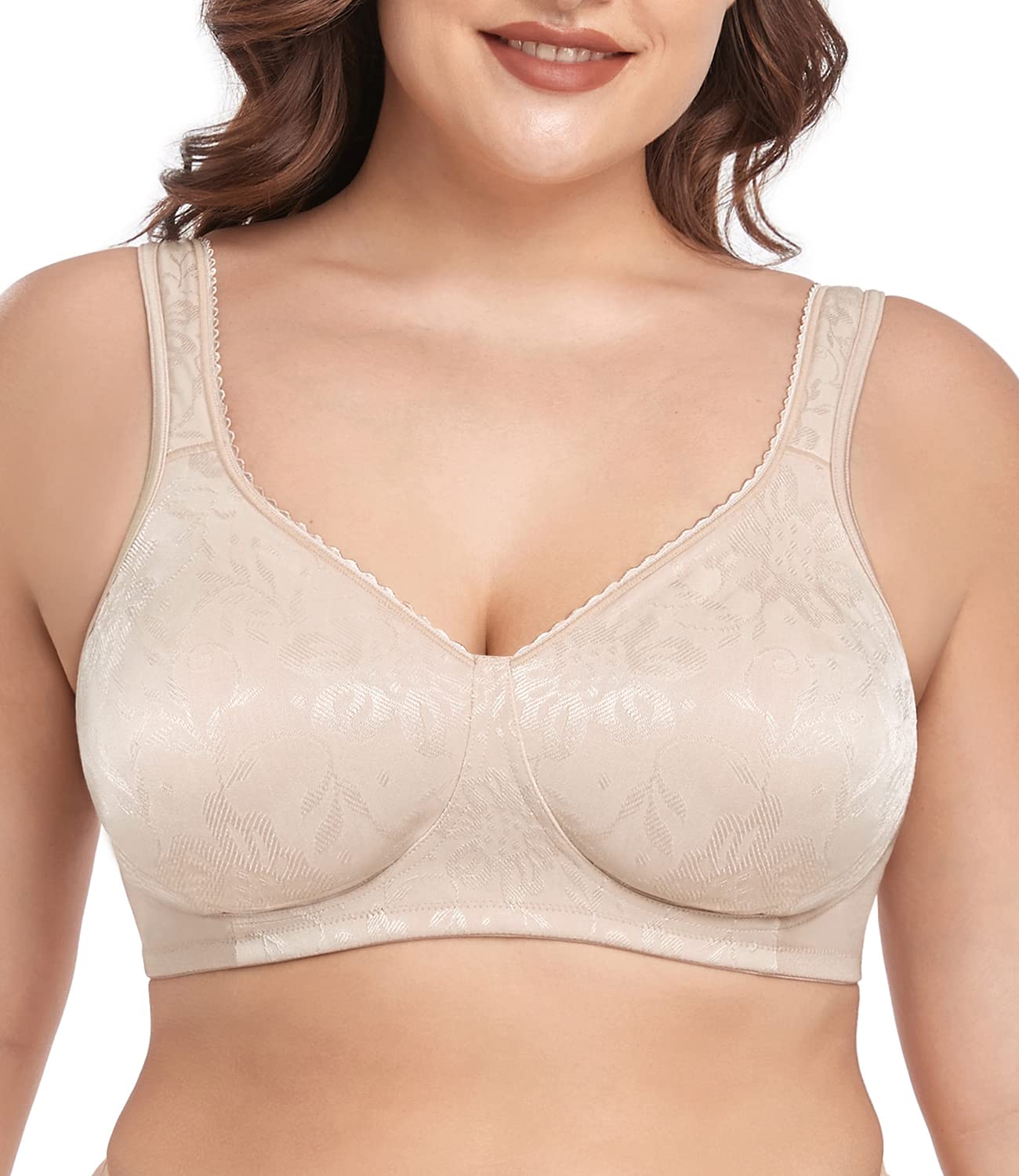 wirarpa Full Coverage Wireless Bra for Women