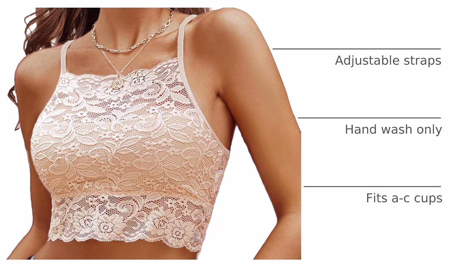 Avidlove Lace High Neck Racerback Bralette — image 4
