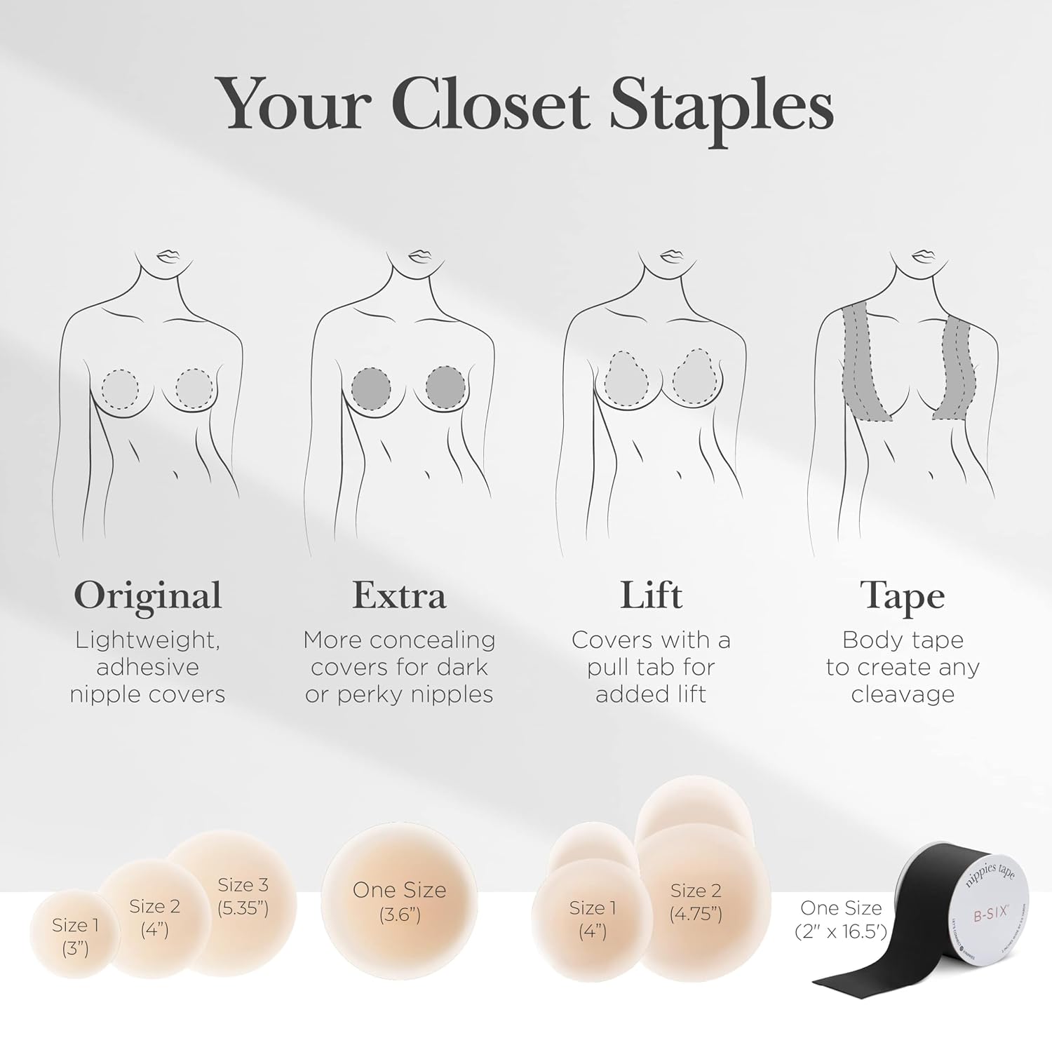 Nippies Skin Safe Adhesive Nipple Covers — image 6