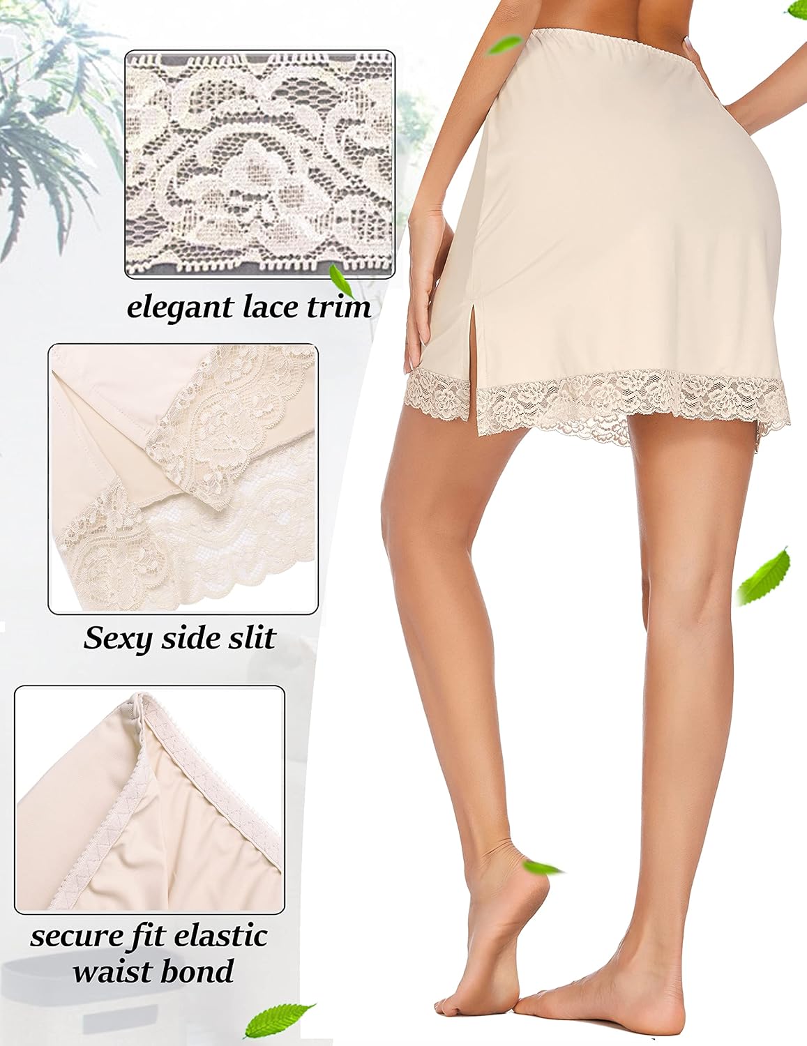 Avidlove Lace Trim Half Slip Underskirt — image 2
