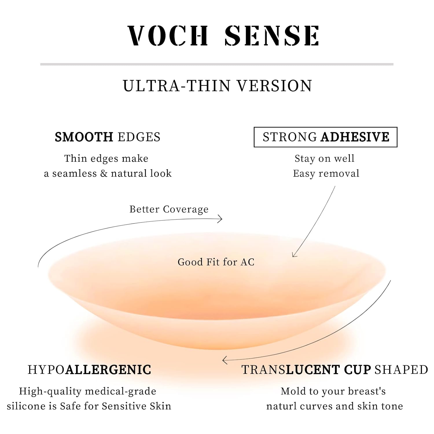 VOCH GALA Premium Nipple Covers for Women — image 2