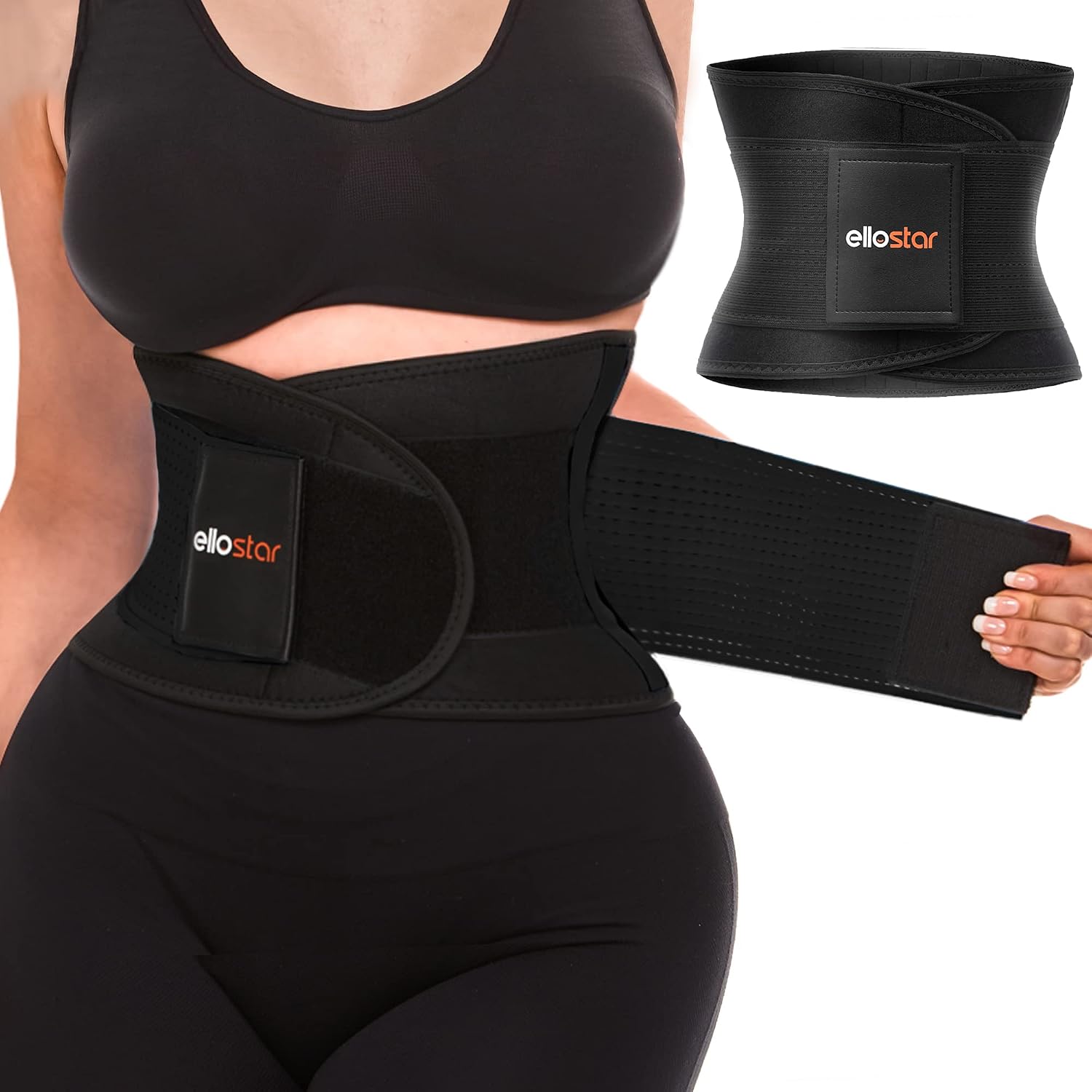 Ellostar Waist Trainer Sweat Band for Women