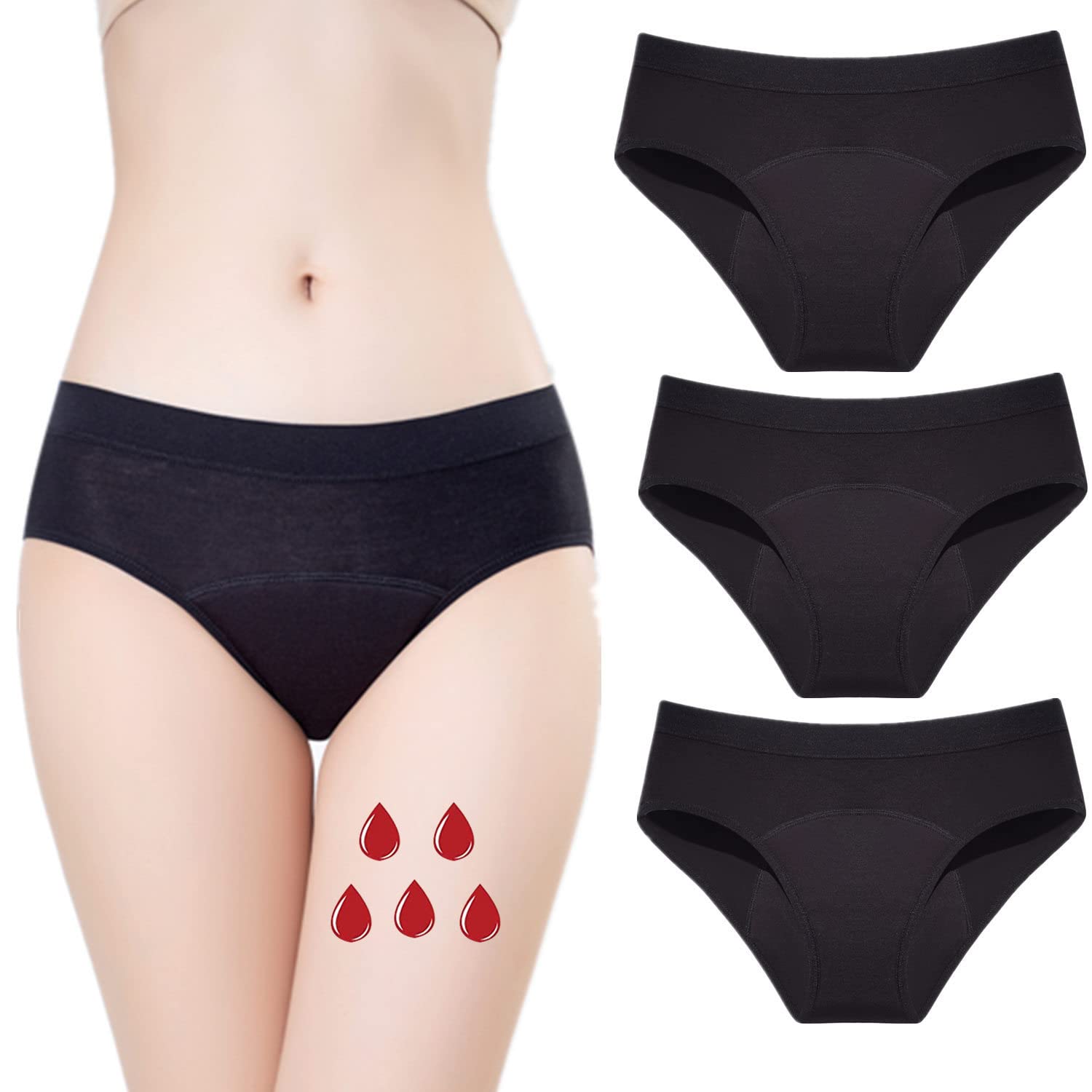 ZVZK High Absorbency Period Underwear for Women