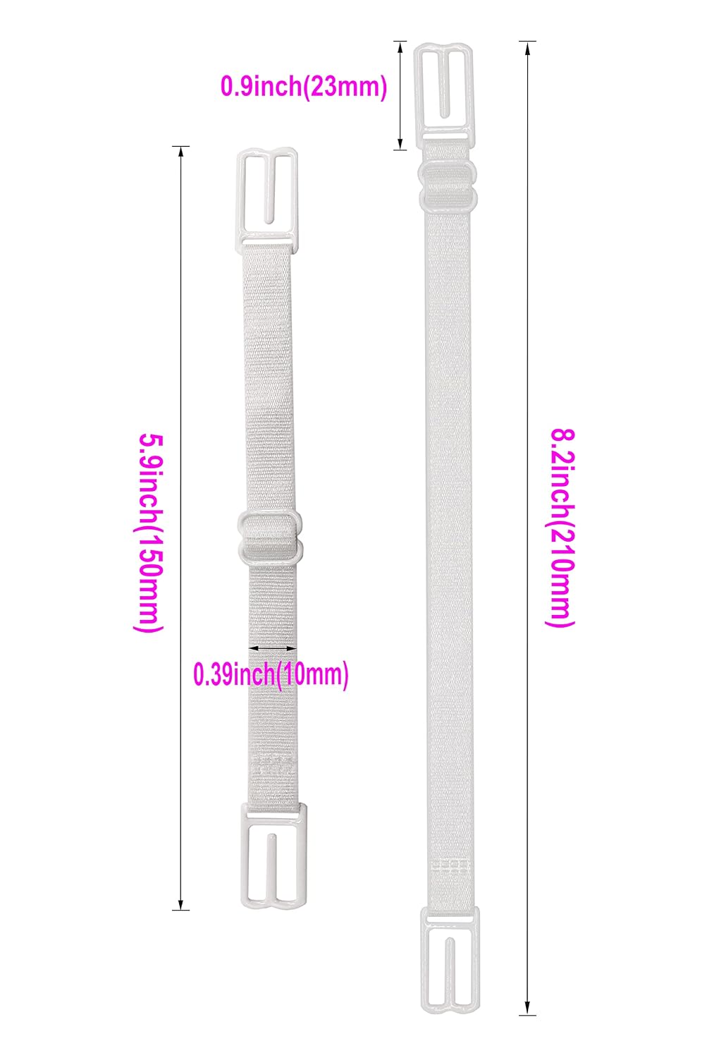 Non-slip Adjustable Bra Strap Clips for Women — image 2
