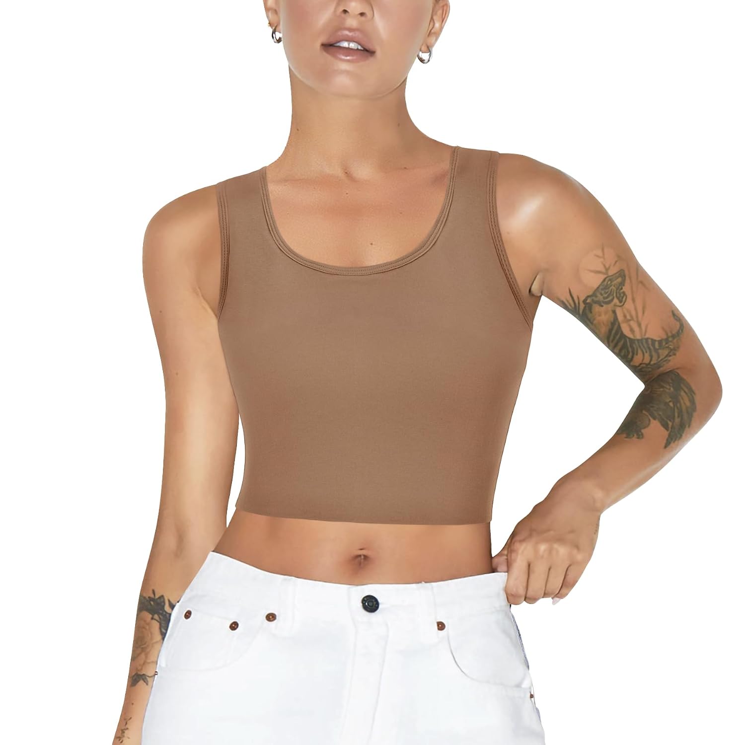LODAY Elastic Chest Binder Pullover Tank Top — image 6