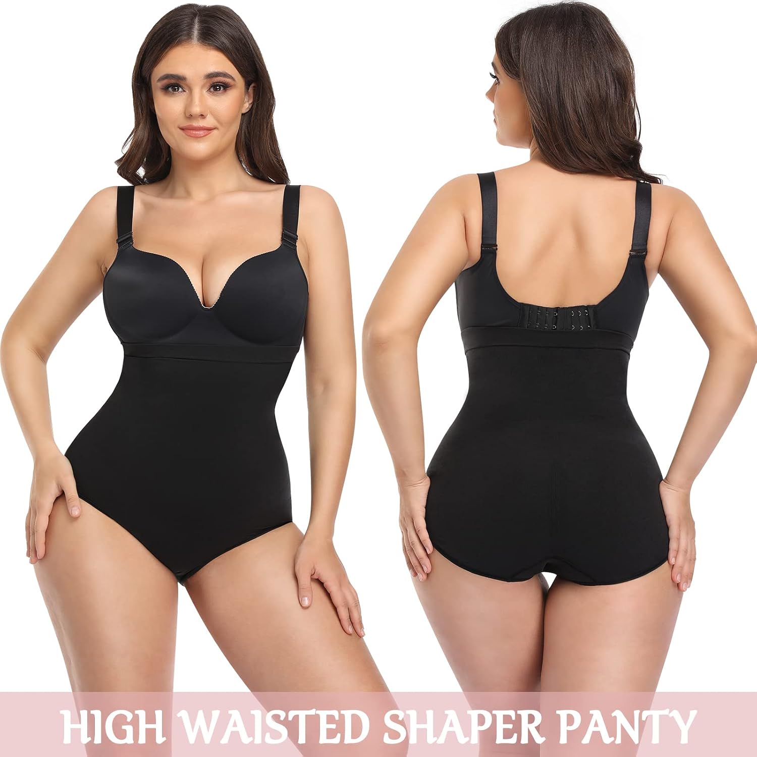 Reamphy High Waisted Tummy Control Shapewear Briefs — image 2
