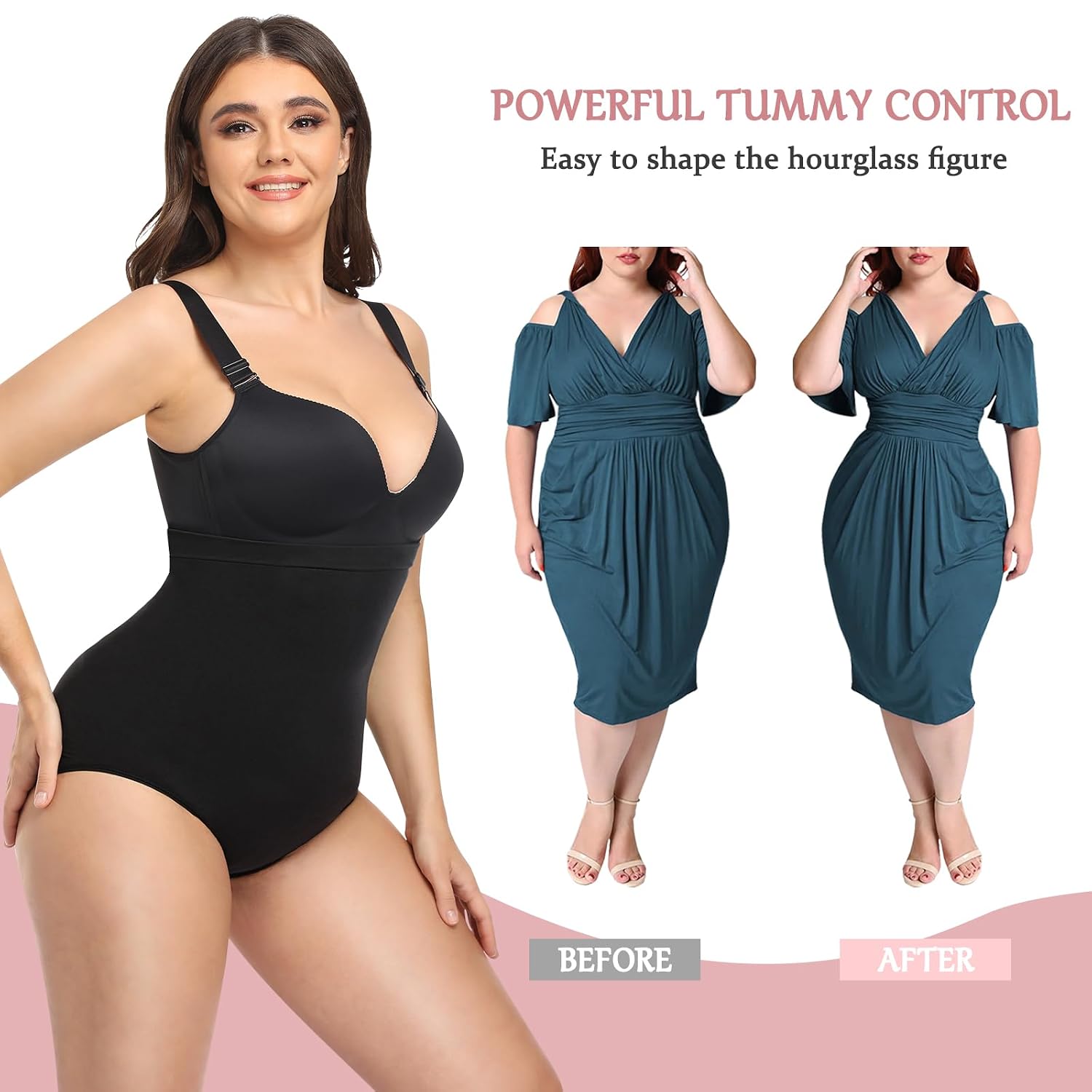 Reamphy High Waisted Tummy Control Shapewear Briefs — image 4