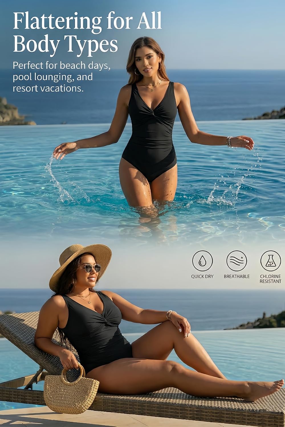 Holipick Tummy Control One Piece Swimsuit — image 6