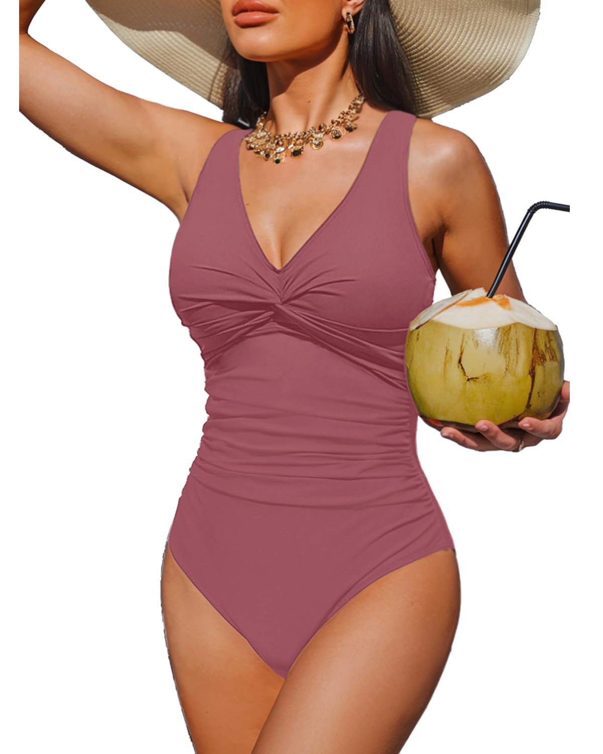 Holipick Tummy Control One Piece Swimsuit — image 12