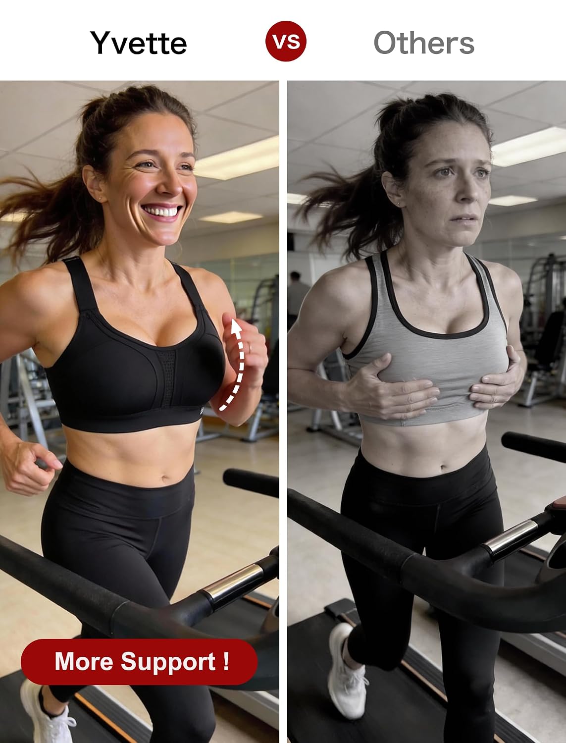 Yvette High Impact Criss Cross Sports Bra — image 6