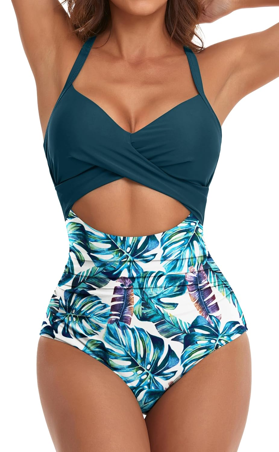 Eomenie Tummy Control One Piece Swimsuit — image 8