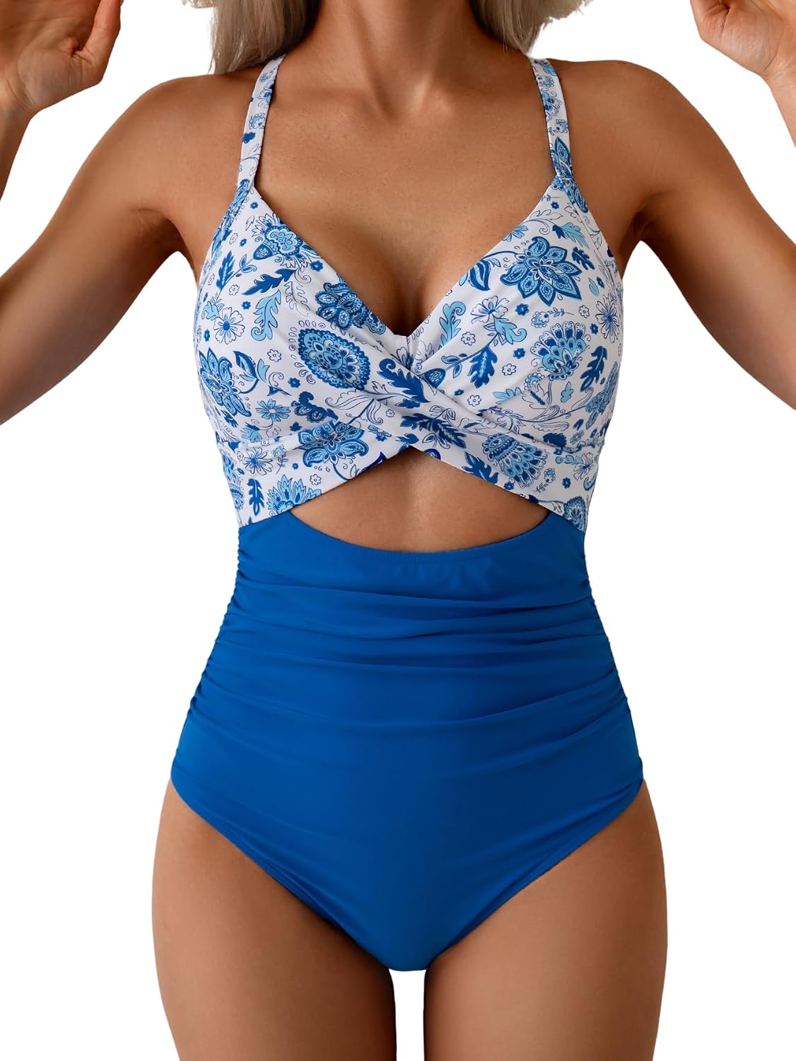 Eomenie Tummy Control One Piece Swimsuit — image 9