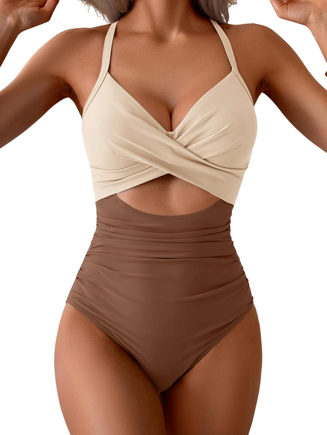 Eomenie Tummy Control One Piece Swimsuit — image 12