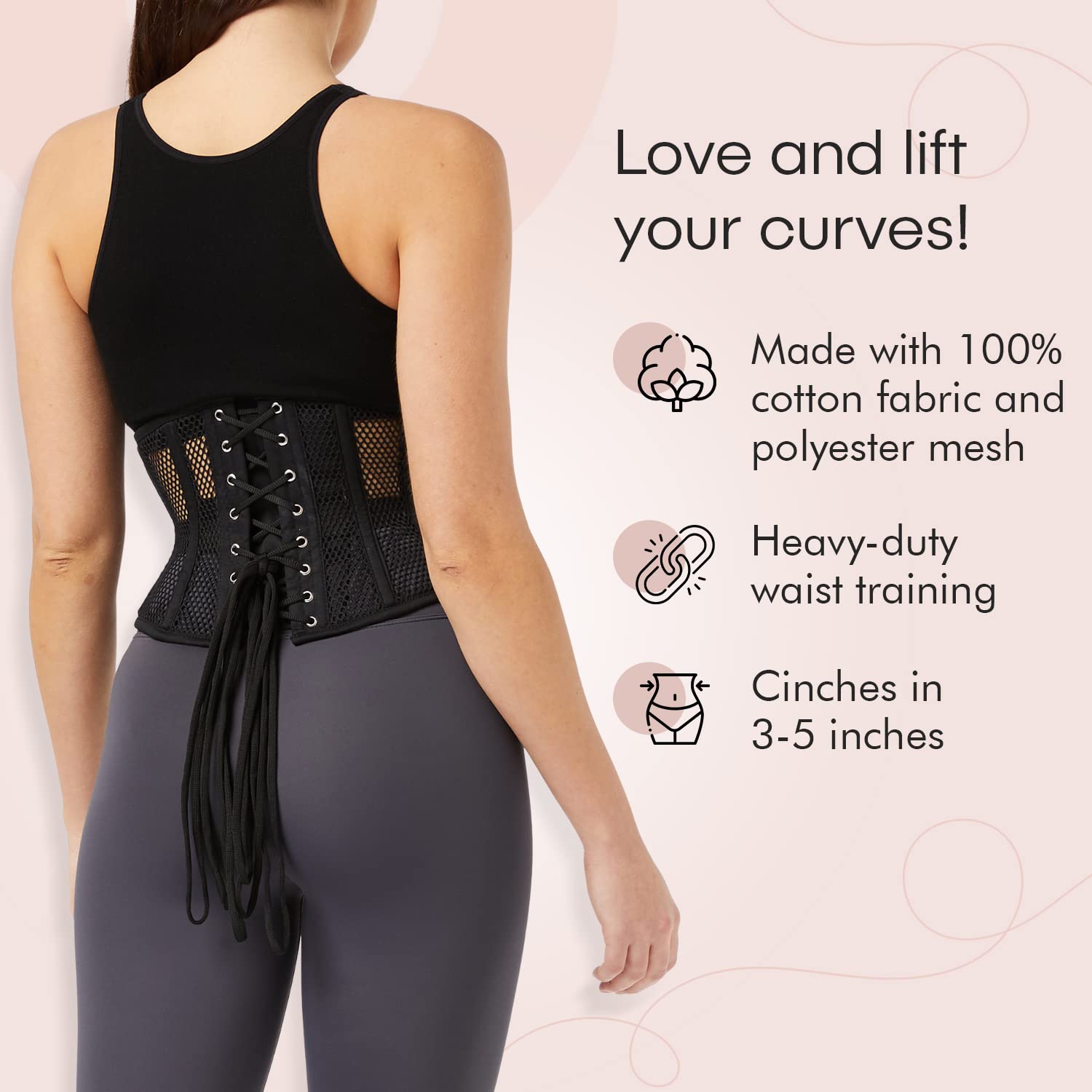 SHOP-INN Steel Boned Underbust Corset — image 2