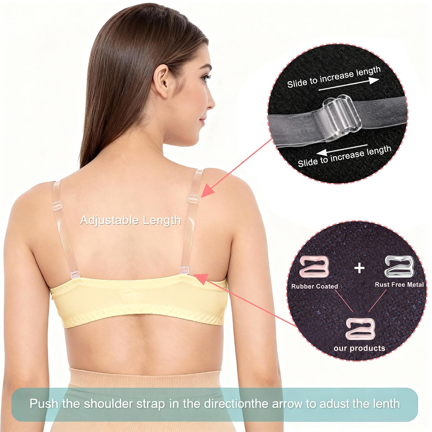 PHLSTYLE Invisible Non-Slip Bra Straps — image 5
