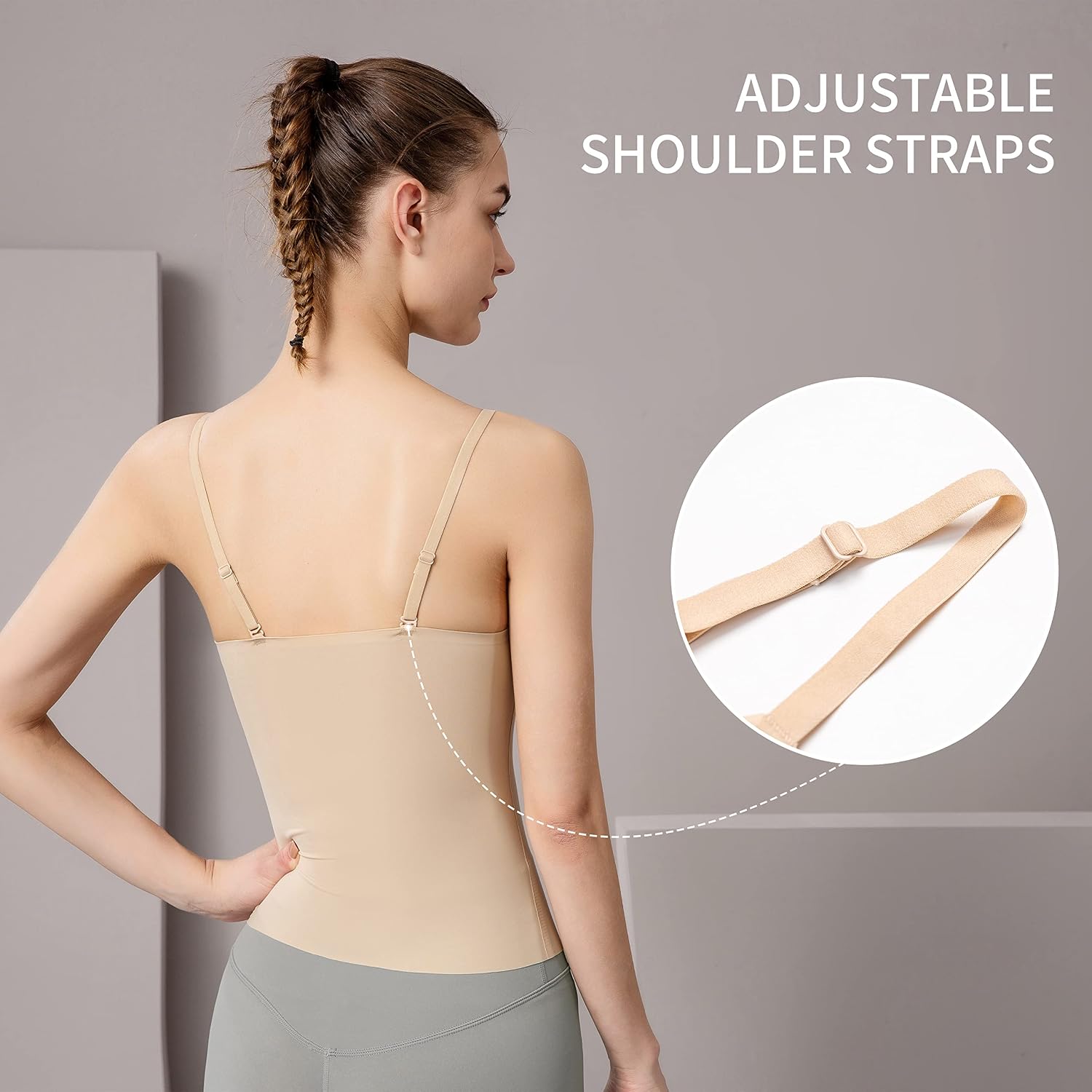 Women's Fit Camisole with Built-In Bra — image 4