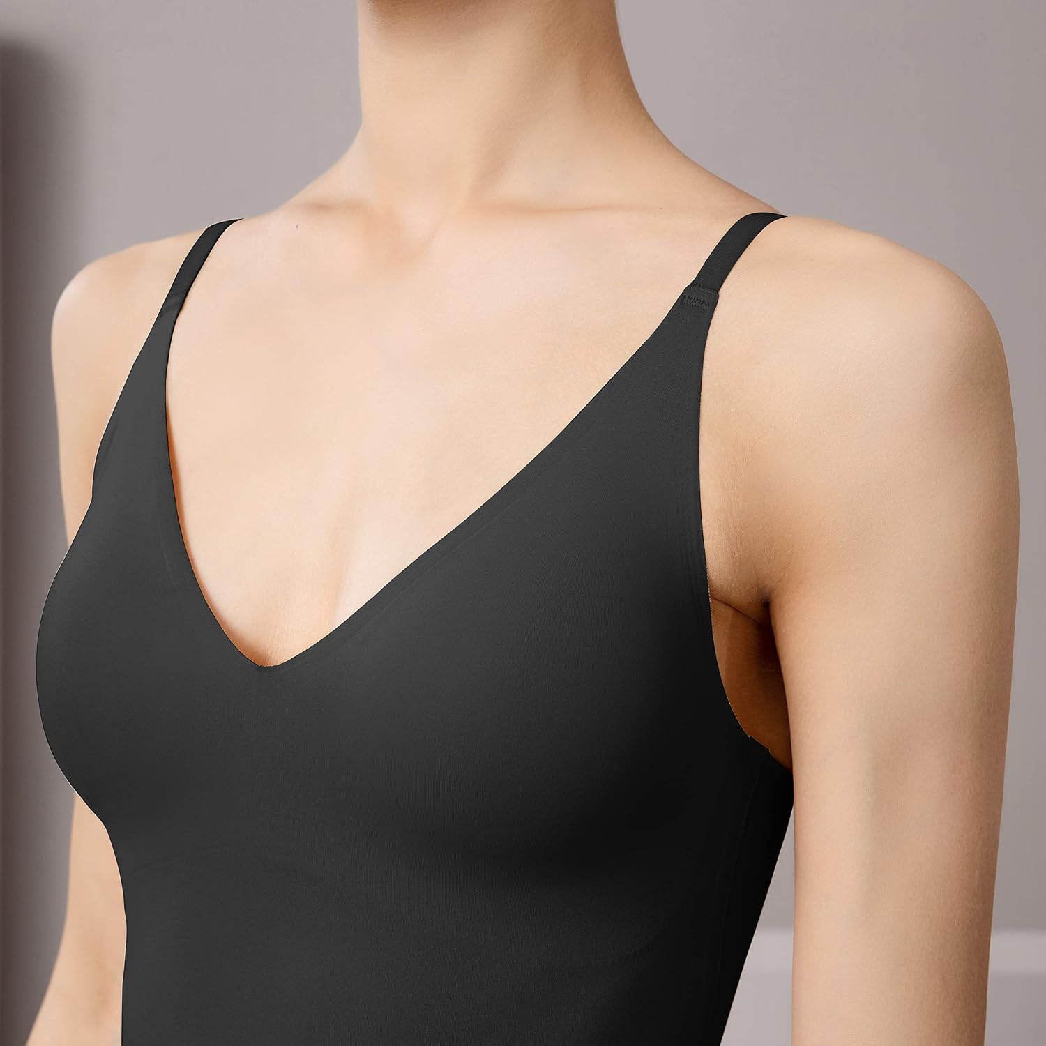 Artdear Women's Fit Camisole with Built-In Bra — image 2