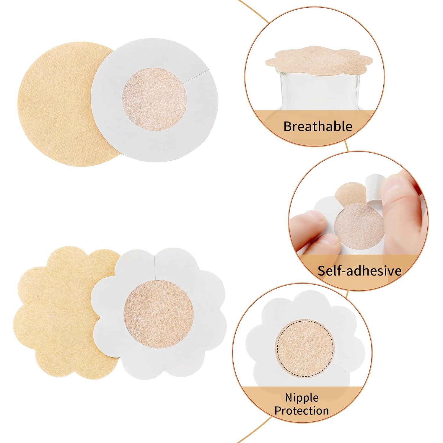 WITROMAN Disposable Nipple Covers Pasties — image 3