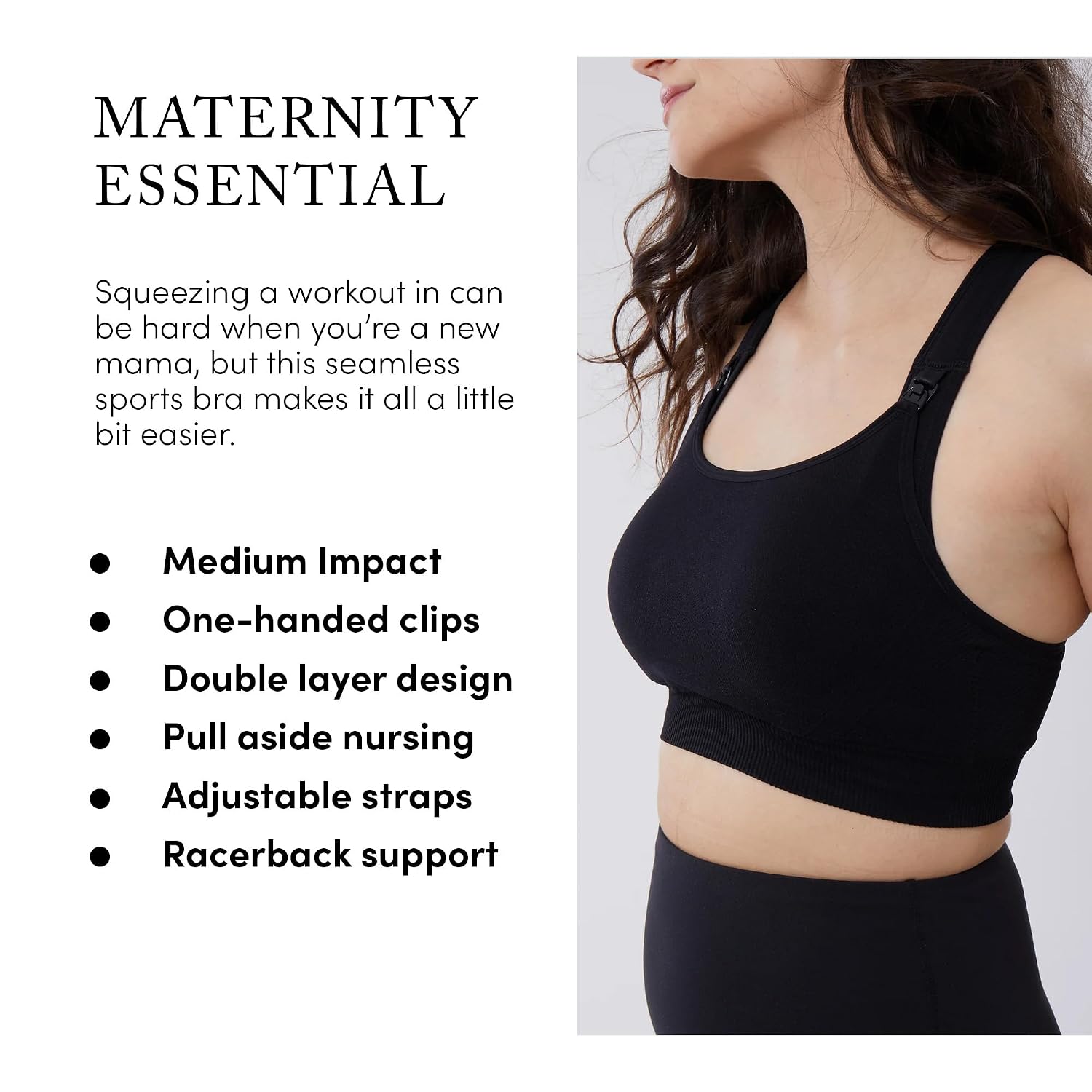 Ingrid & Isabel Seamless Nursing Sports Bra — image 2
