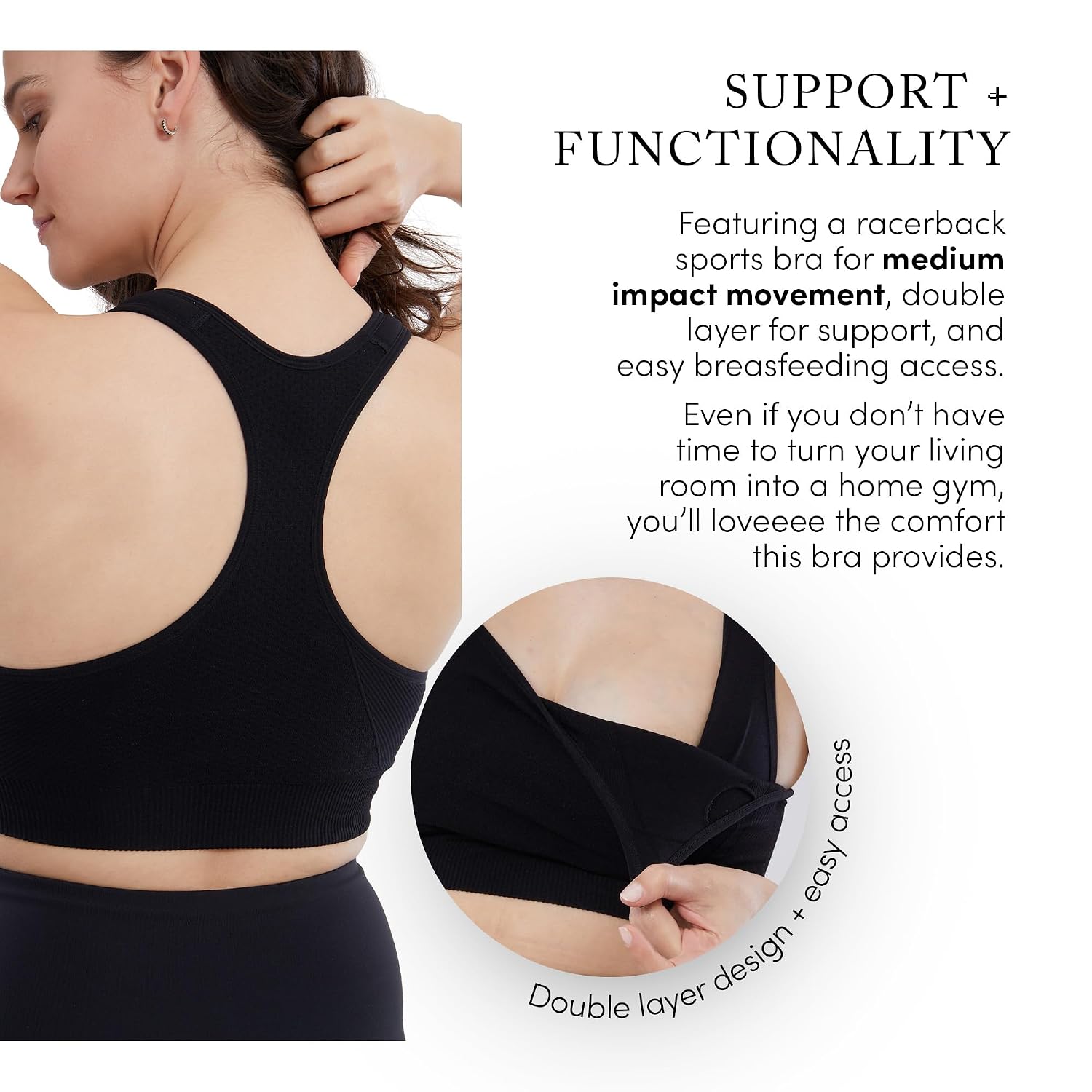Ingrid & Isabel Seamless Nursing Sports Bra — image 4