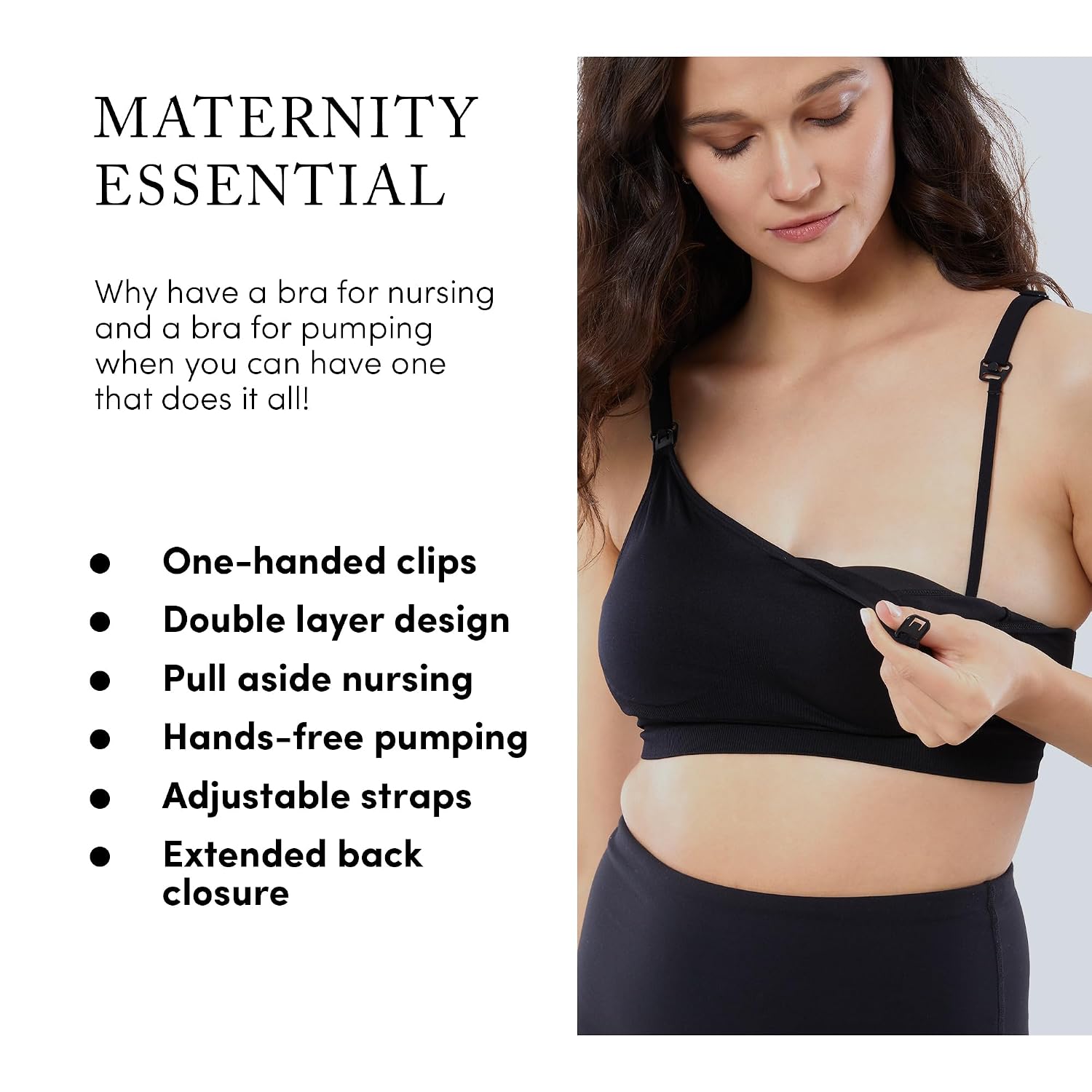 Ingrid & Isabel Seamless Nursing Pumping Bra — image 3