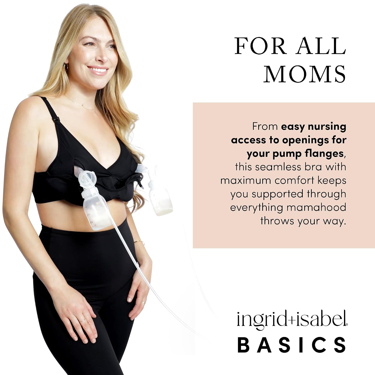 Ingrid & Isabel Seamless Nursing Pumping Bra — image 4