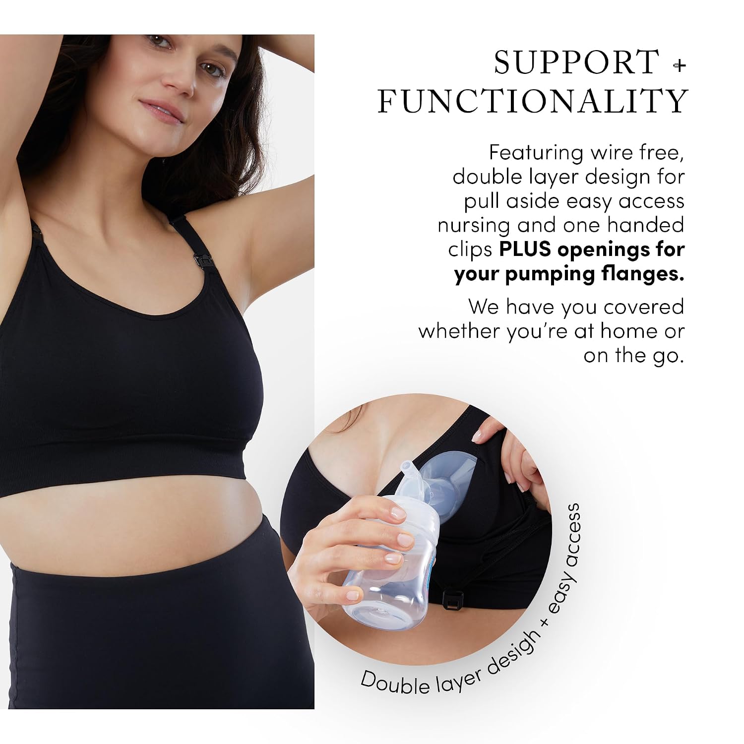 Ingrid & Isabel Seamless Nursing Pumping Bra — image 5