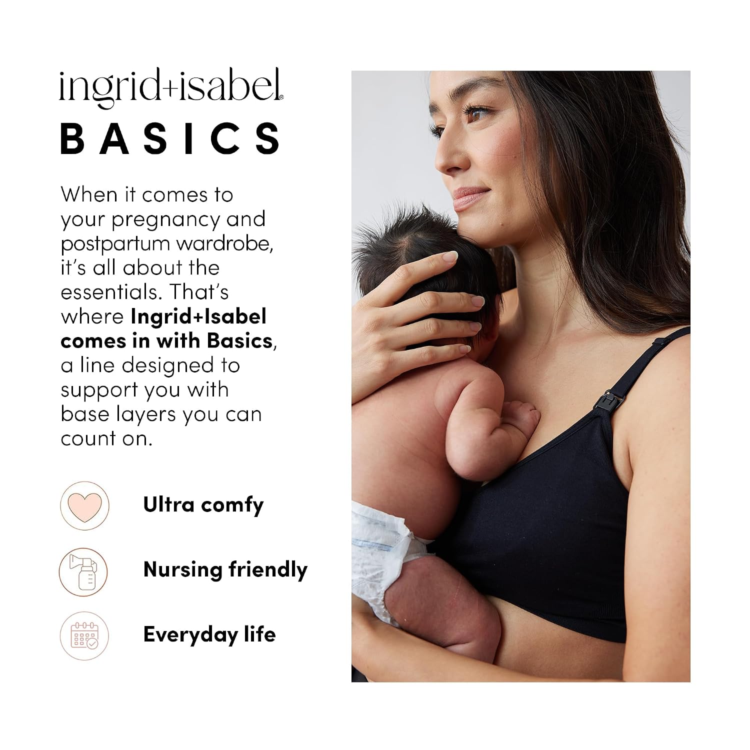Ingrid & Isabel Seamless Nursing Pumping Bra — image 7