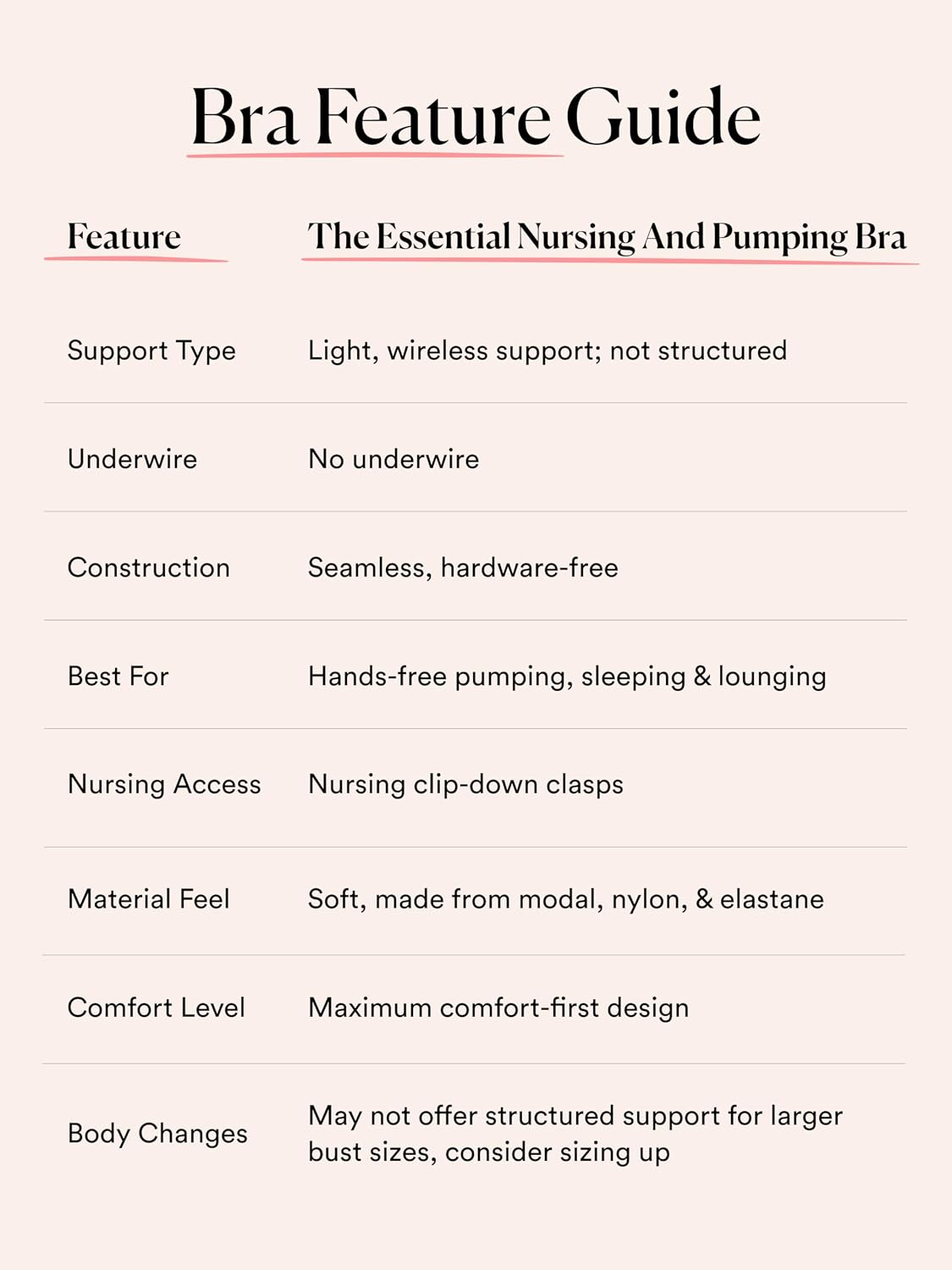 HATCH Wireless Seamless Nursing & Pumping Bra — image 6