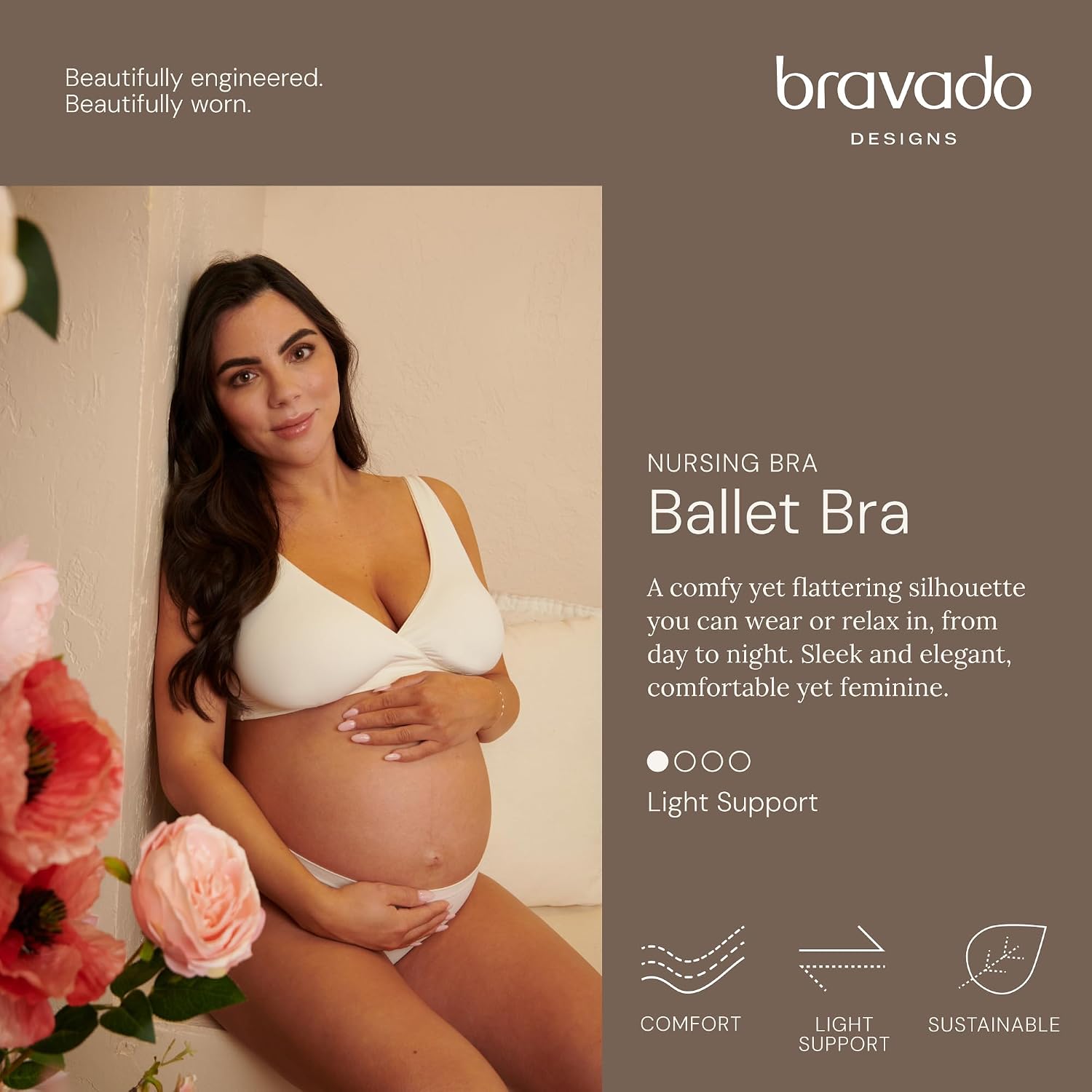 Bravado Designs Seamless Crossover Nursing Bra — image 3