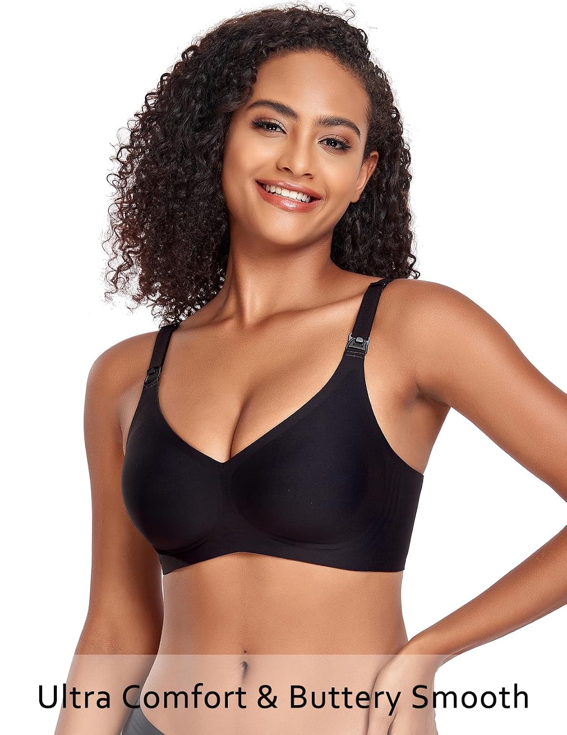 Vinfact Seamless Nursing Bra with Extender — image 2
