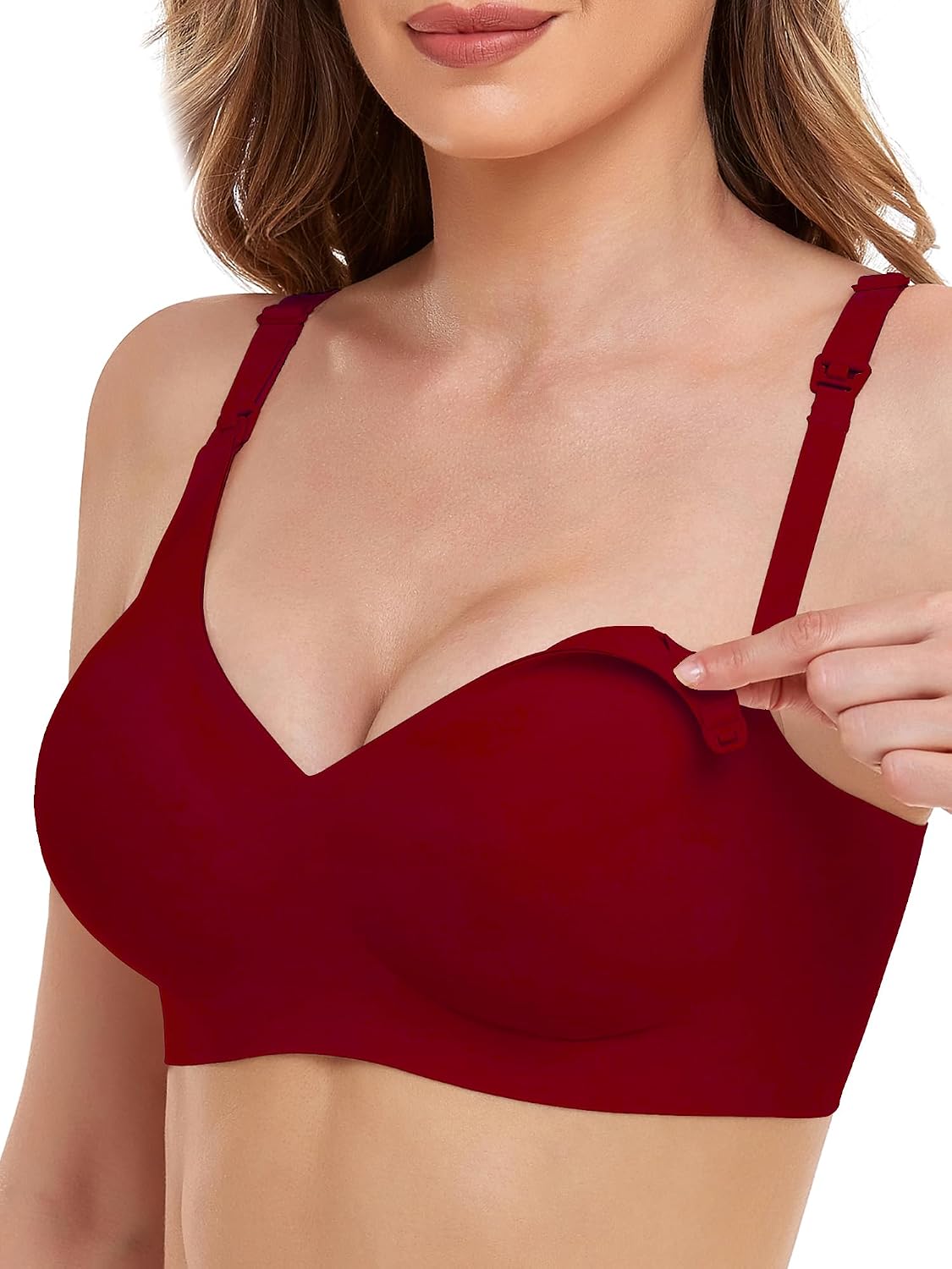 Vinfact Seamless Nursing Bra with Extender — image 9
