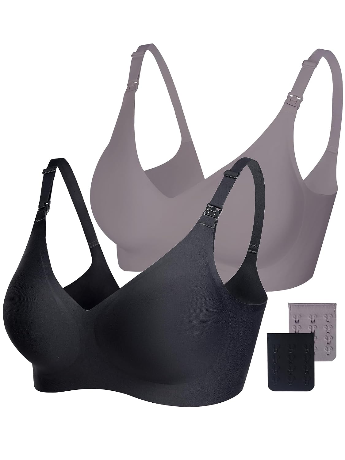 Vinfact Seamless Nursing Bra with Extender — image 10