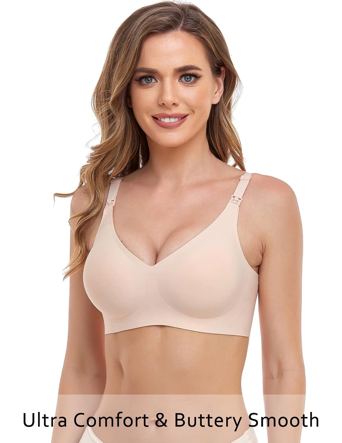 Vinfact Smooth Wireless Nursing Bralette with Extender — image 2